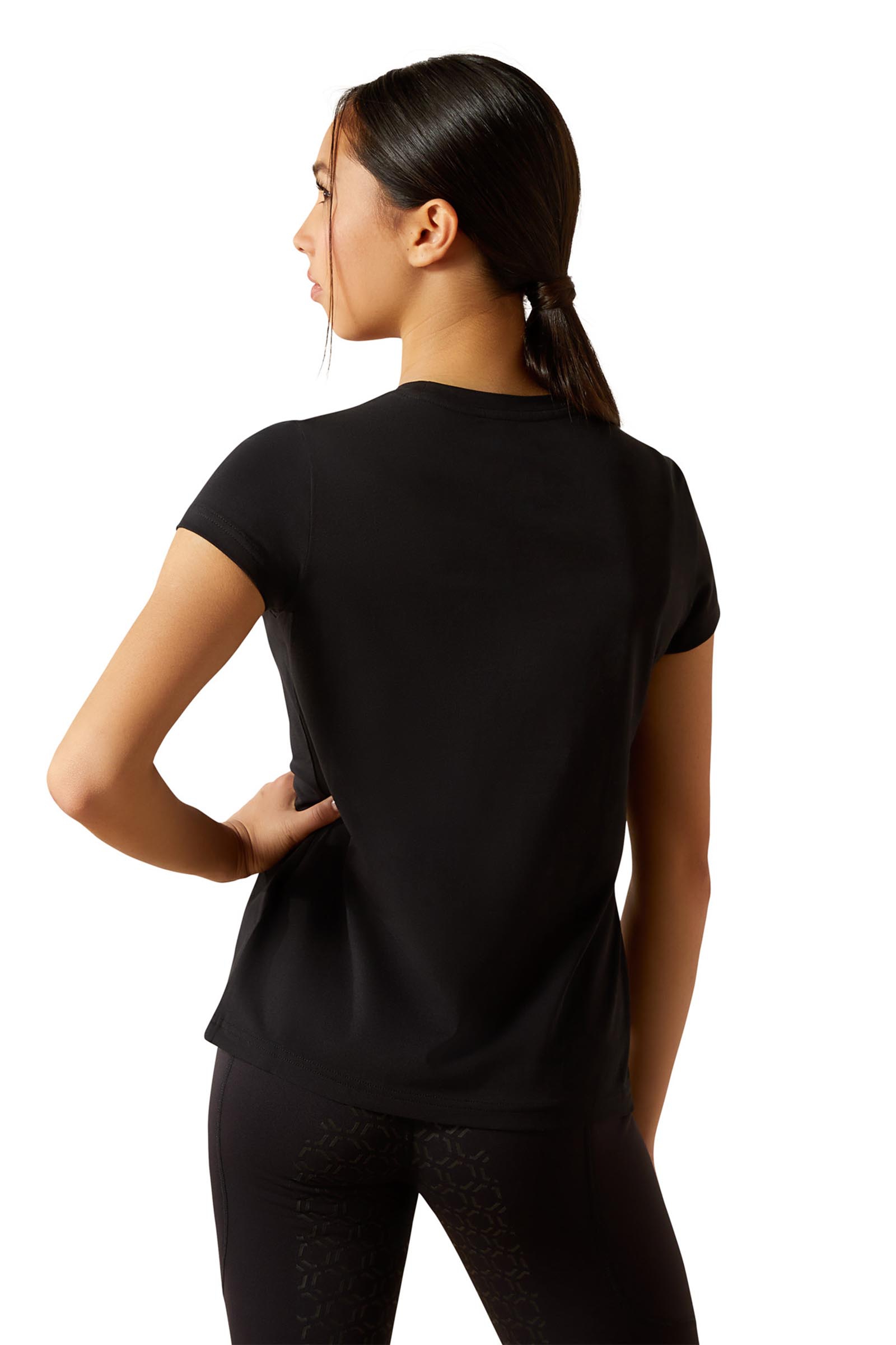 Ariat Ritzy Logo kort&aelig;rmet b&oslash;rneskjorte