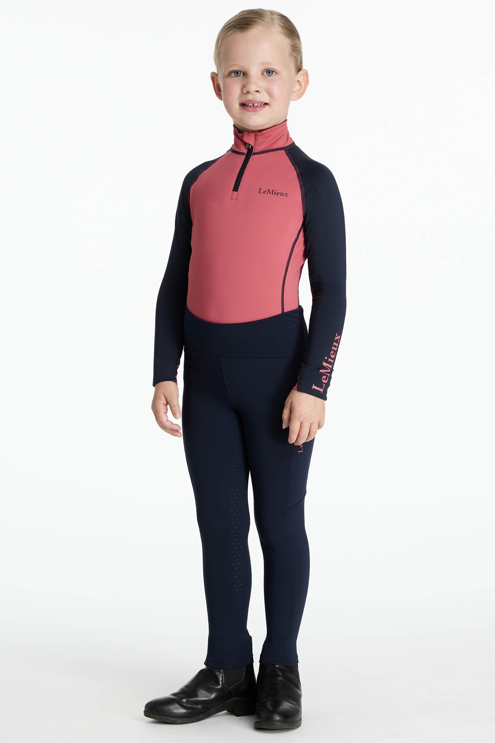 LeMieux Mini Nora b&oslash;rne ridebukser med opkradset inderside og pull-on design