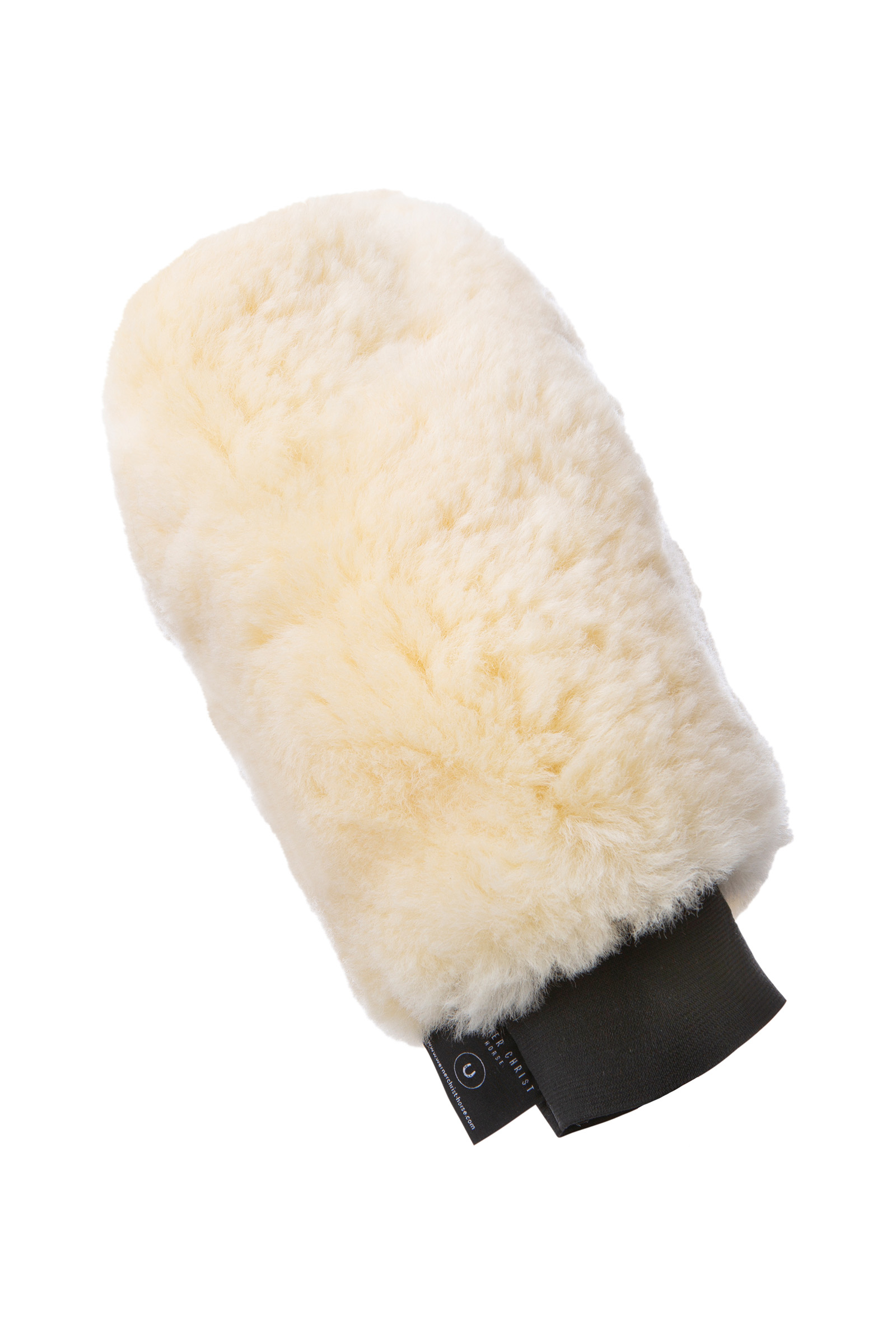 Christ Pudsehandske. Begge sider af lammeskind