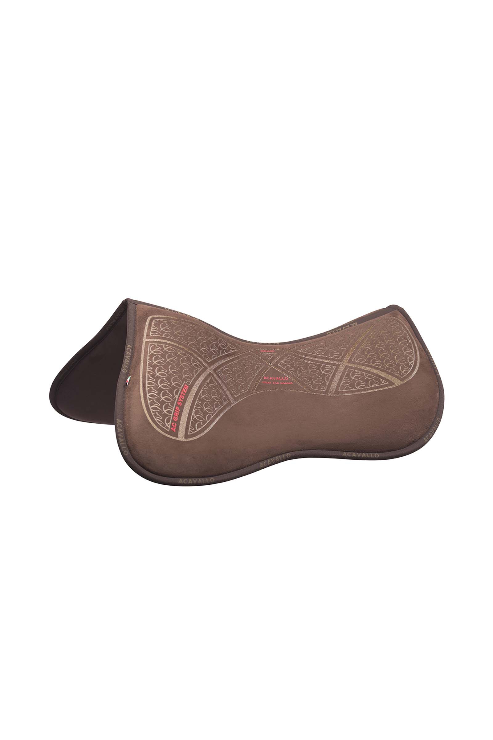 Brown/Bronze Acavallo AC-Grip System & Memory Foam Half Pad