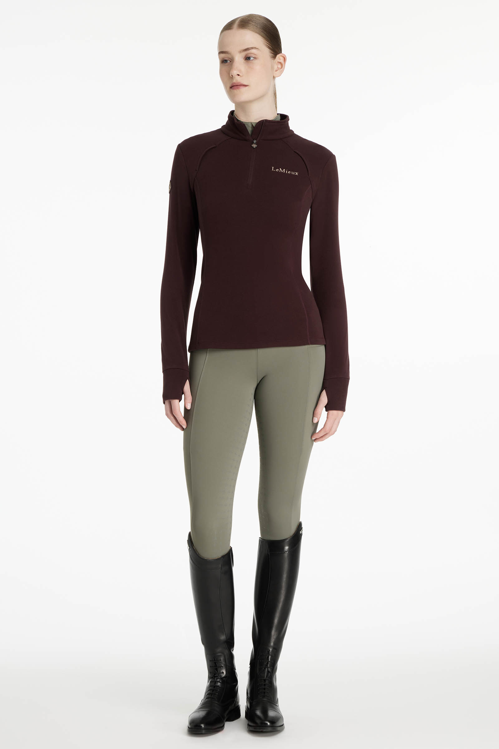LeMieux Frances fleece til kvinder med kvart lynlås