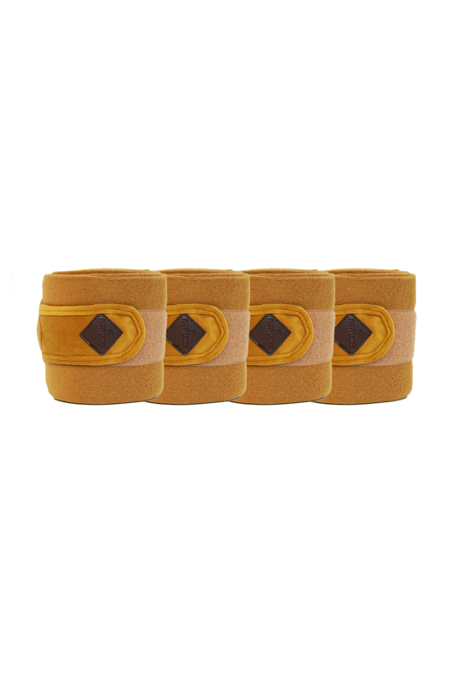 Mustard Gold Kentucky Horsewear Polar Fleece Velvet bandager
