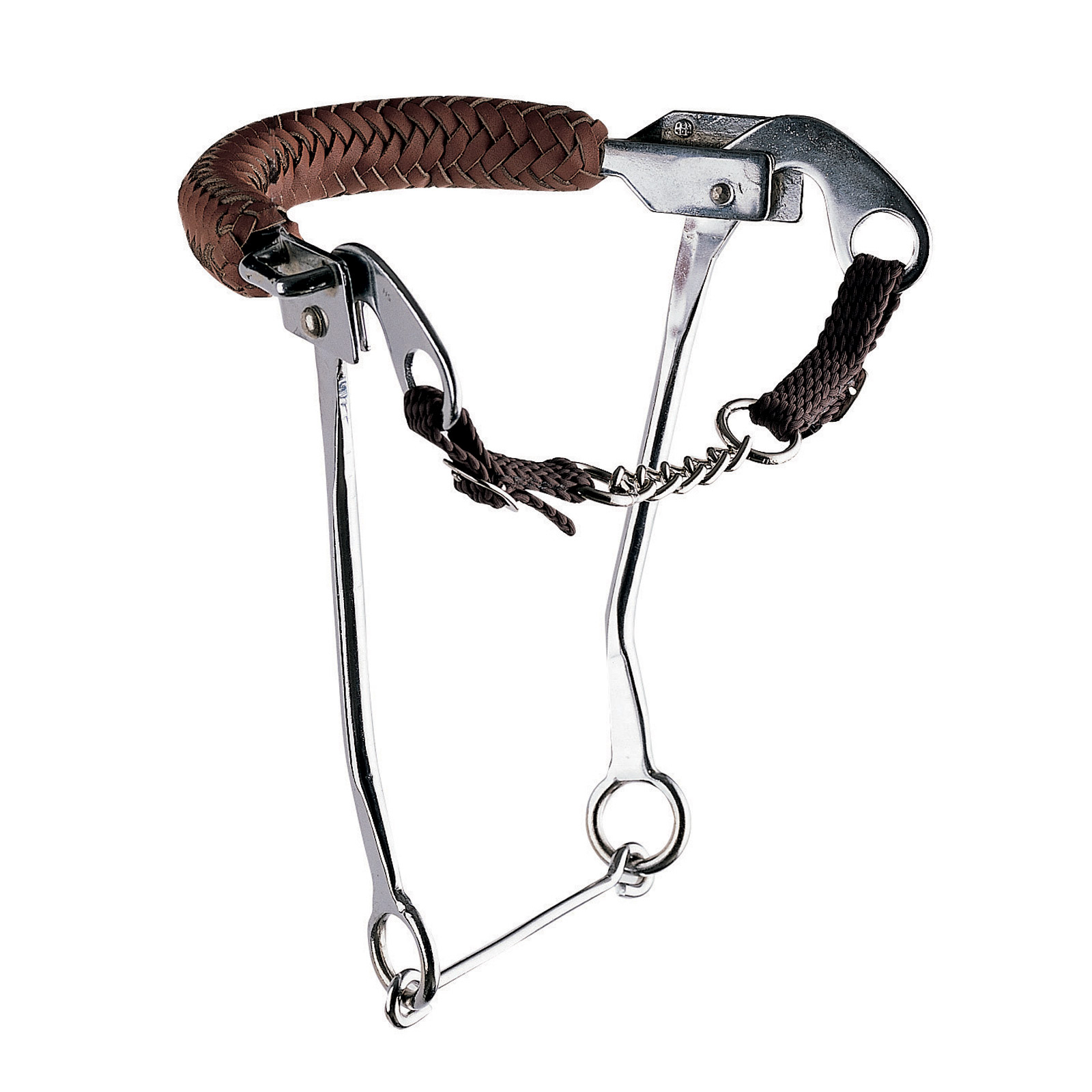 Sprenger hackamore m/kindk&aelig;de og sidest&aelig;nger, 35 cm