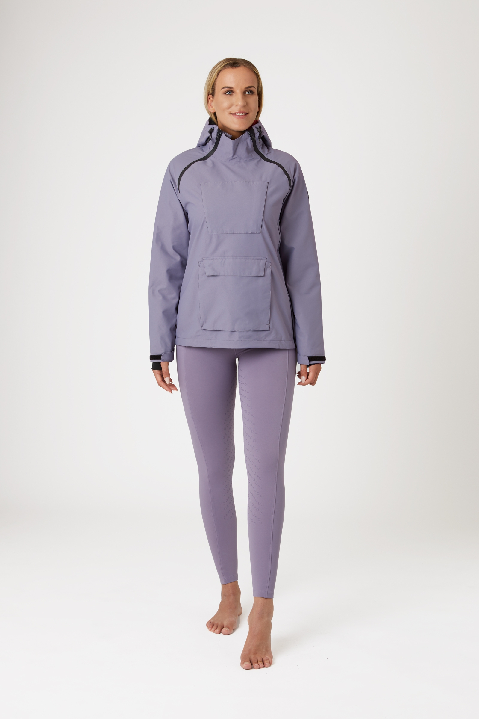 Horze Ayla Regnridejakke med Lynlåse, damemodel