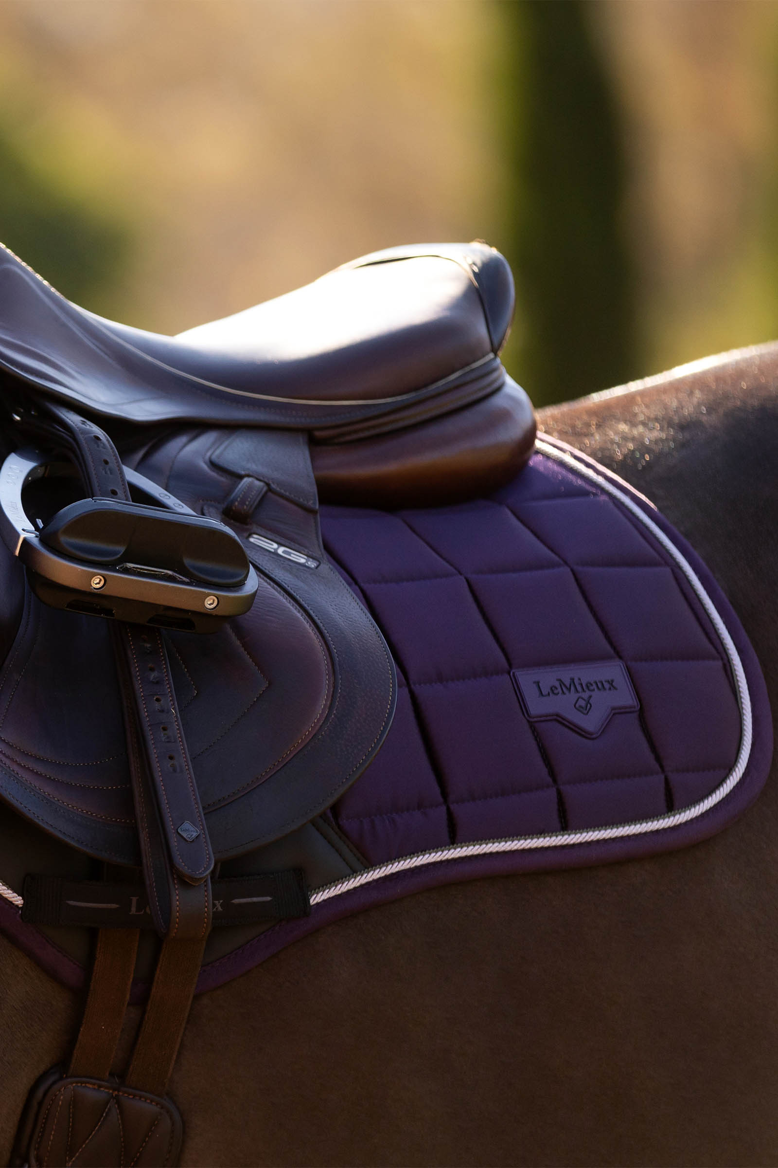 LeMieux Loire Square CC Sadelunderlag til springning