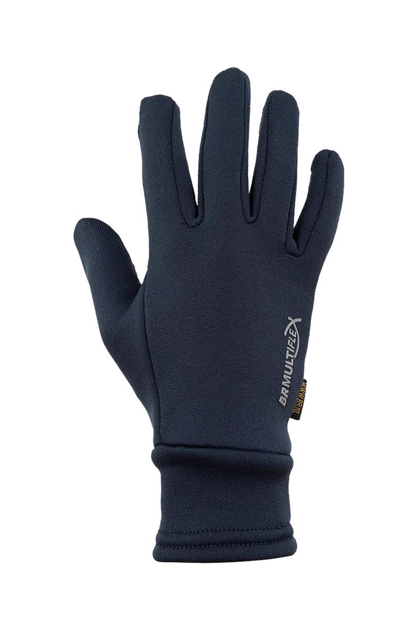 Navy BR vinterridehandsker med anti-slip