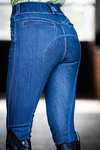 Mountain Horse Dream dame denim ridebukser med fuldt grip