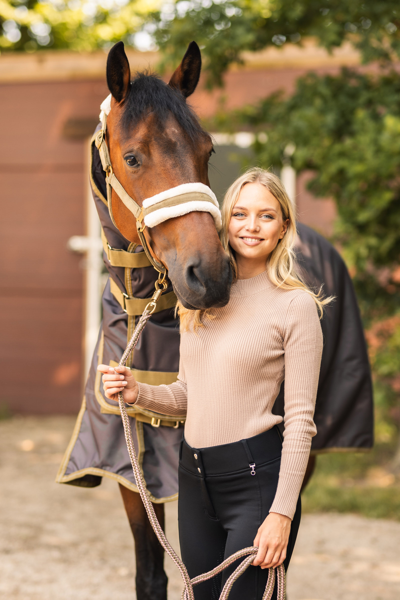 Horze Ava Ribstriktrøje, damemodel