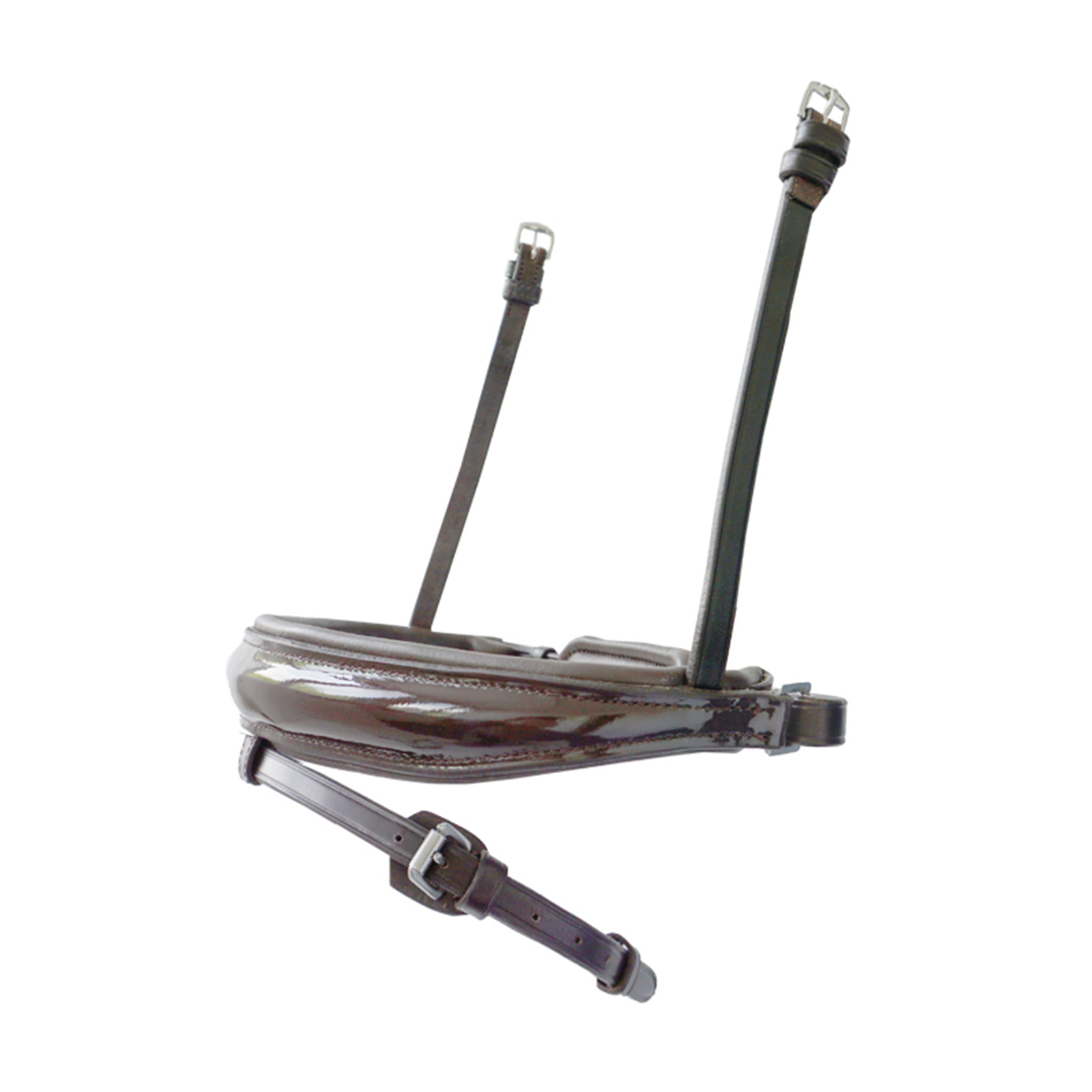 Brown/ Laquered Kavalkade Charlotte svensk-kombineret næsebånd