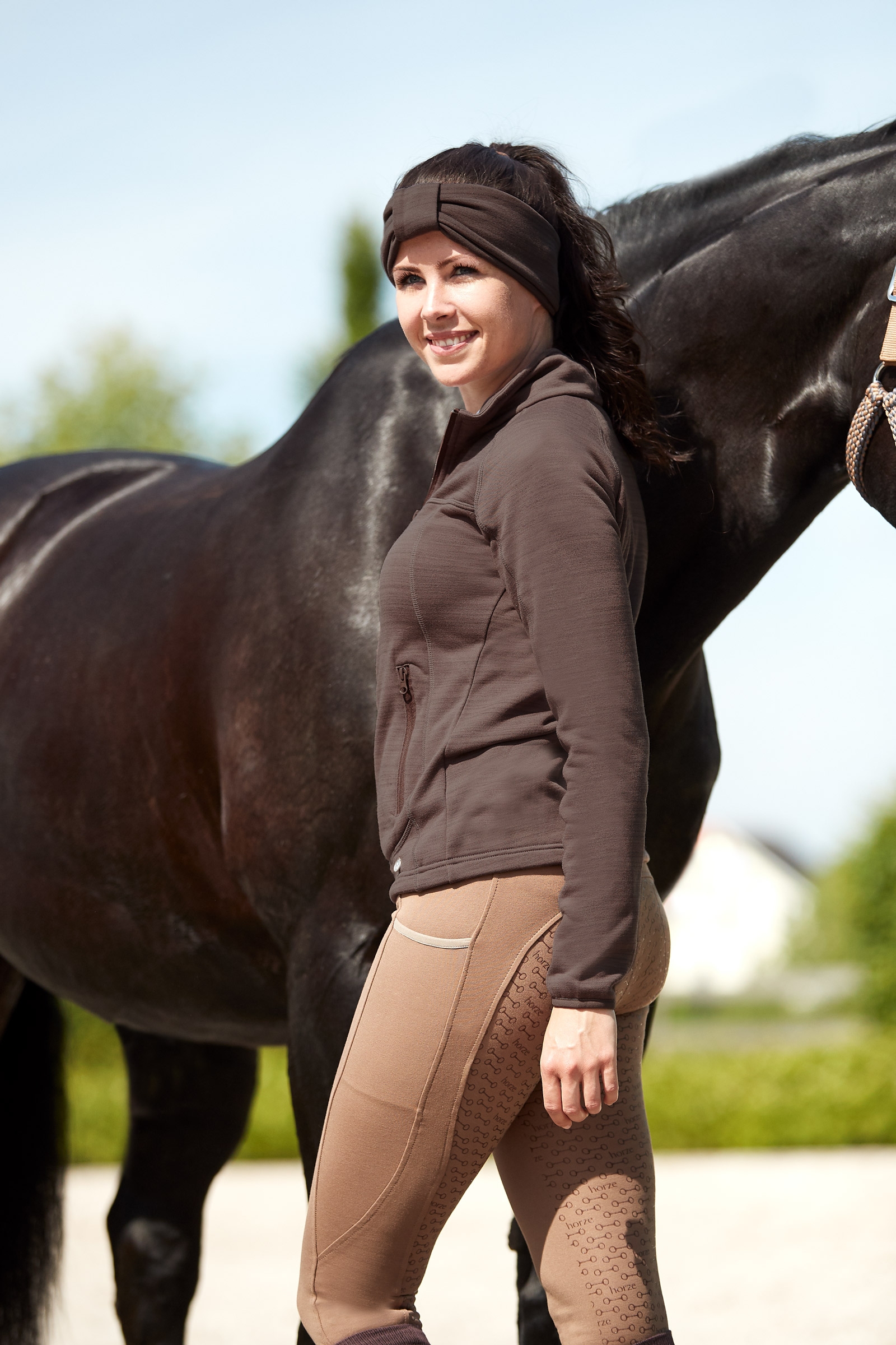 Horze Addison Fleecepandebånd, damemodel