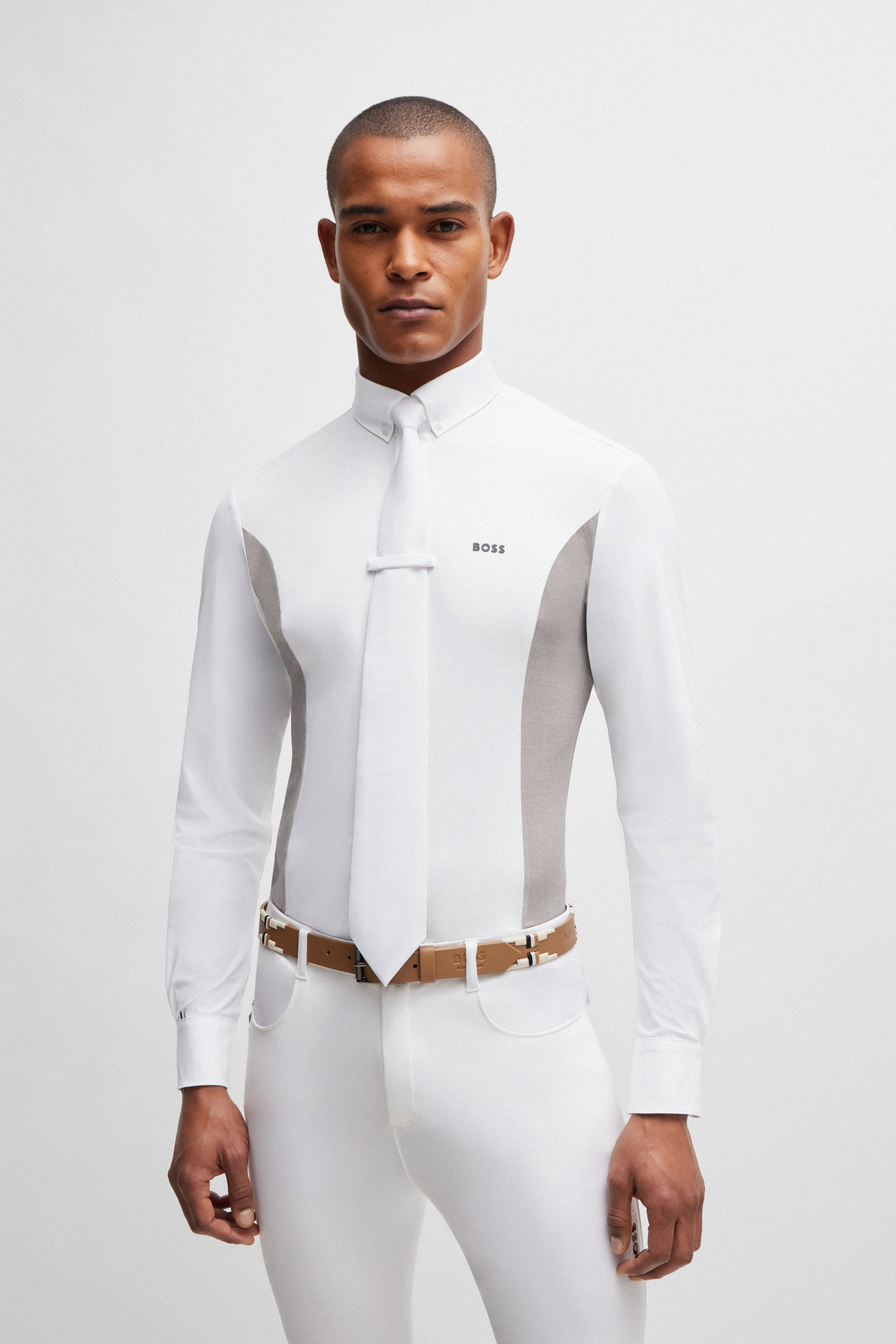 Boss Norman show-skjorte med sidepanel