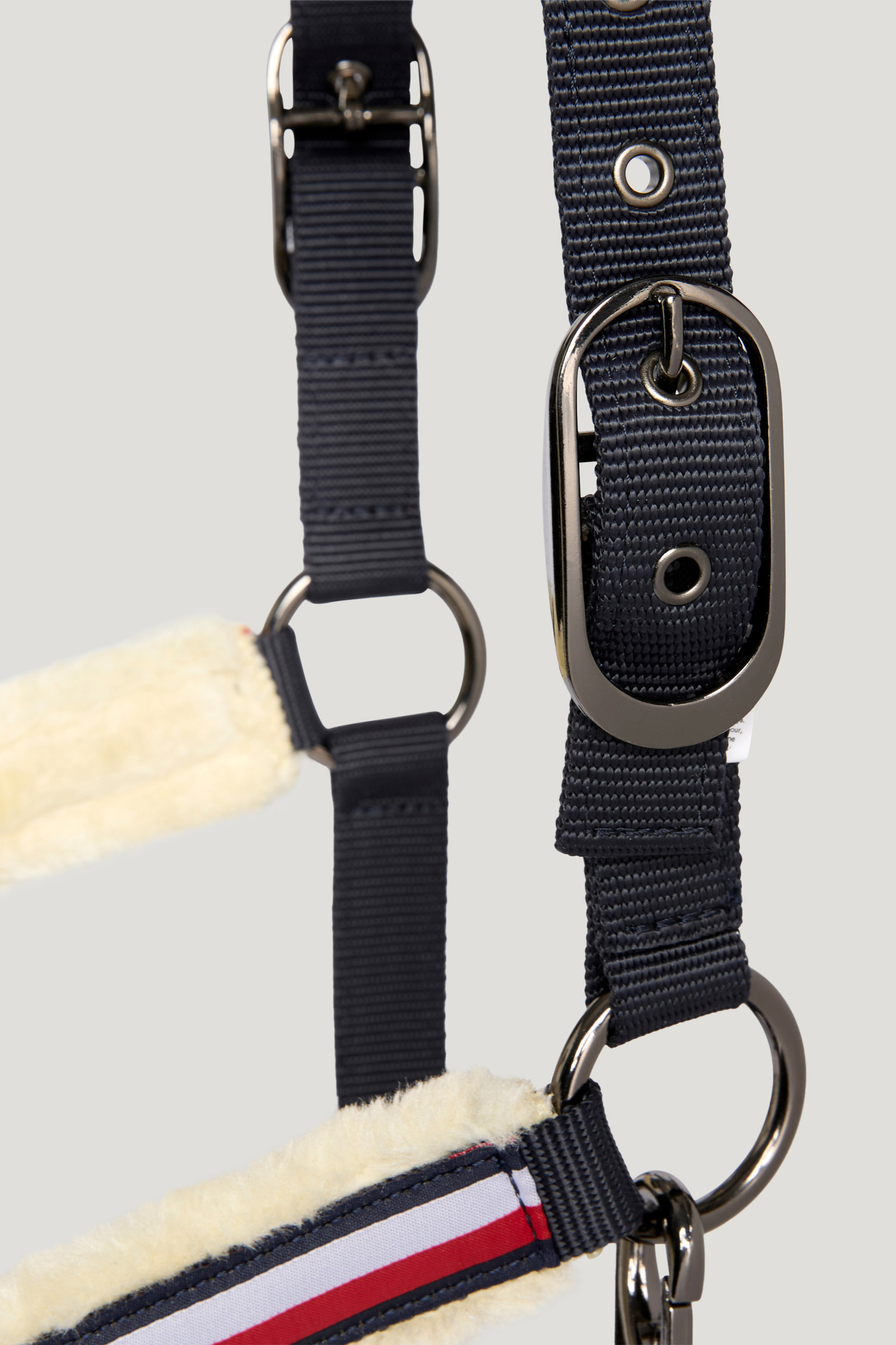 Tommy Hilfiger Equestrian Yale s&aelig;t med grime og tr&aelig;ktov i kunstpels