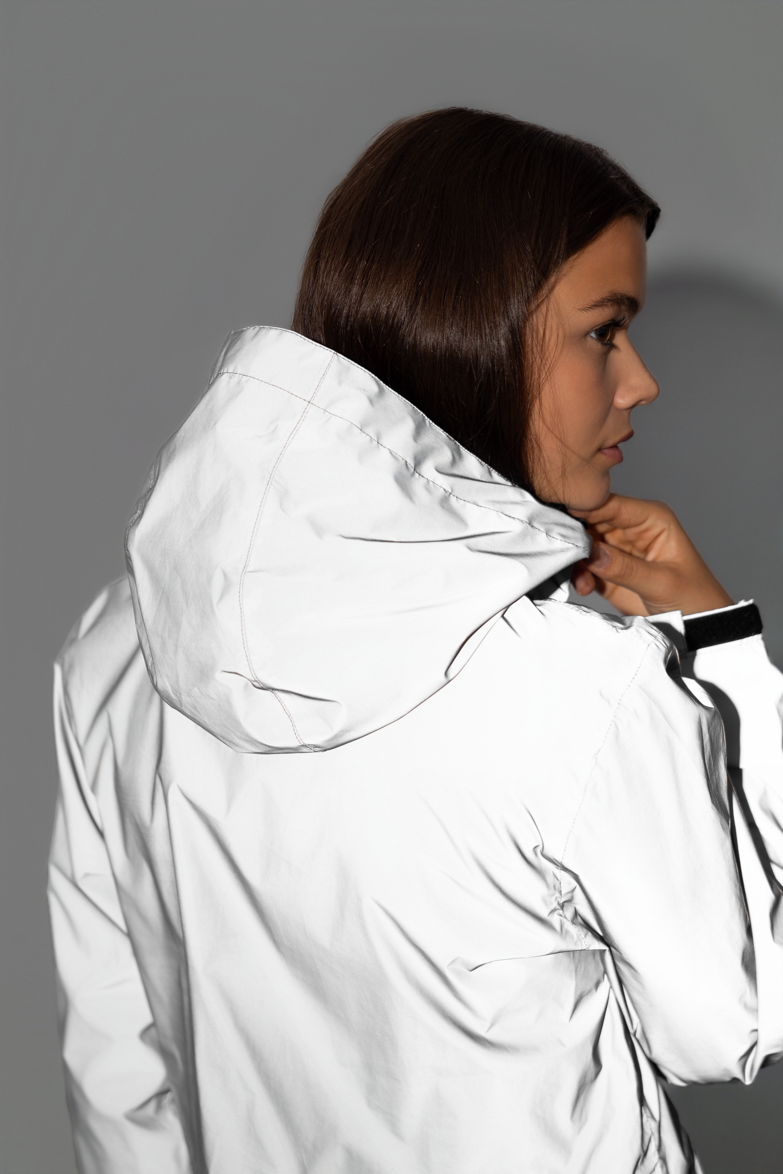 Horze Damernes reflekterende regnfrakke