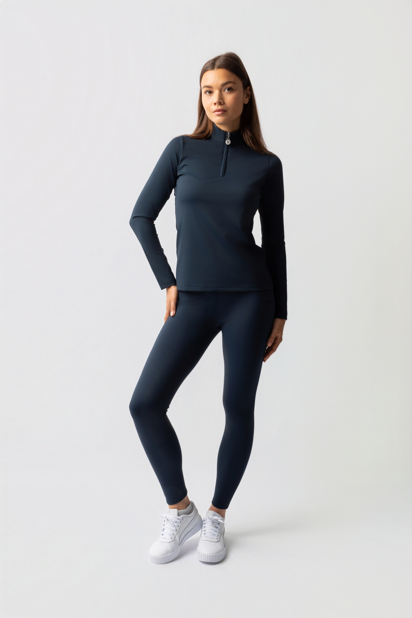 Horze Lilian Damernes tr&aelig;ningsskjorte med lange &aelig;rmer