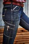 Ariat Rebar MR DuraStretch Riveter bootcut-jeans til damer  