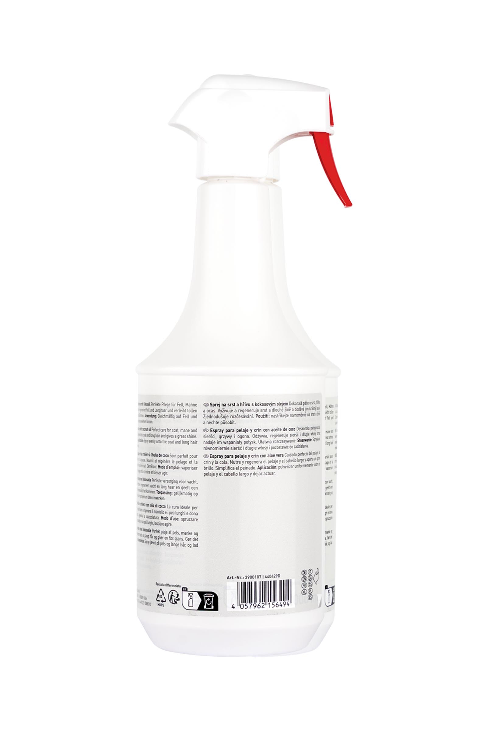 Waldhausen pels- og manespray med kokosolie, 1 l