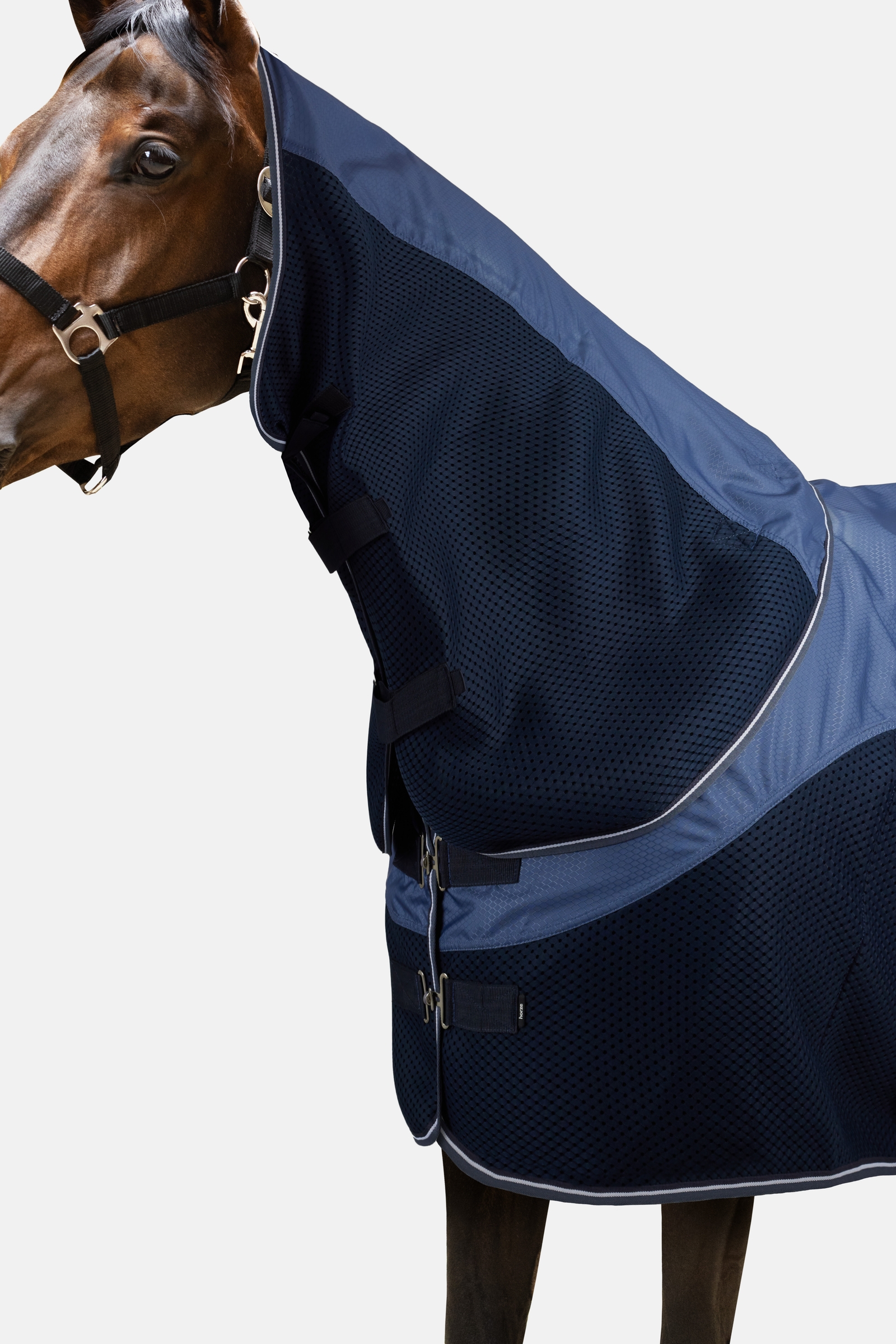 Horze Aircool 3D uded&aelig;kken til regn med aftagelig hals