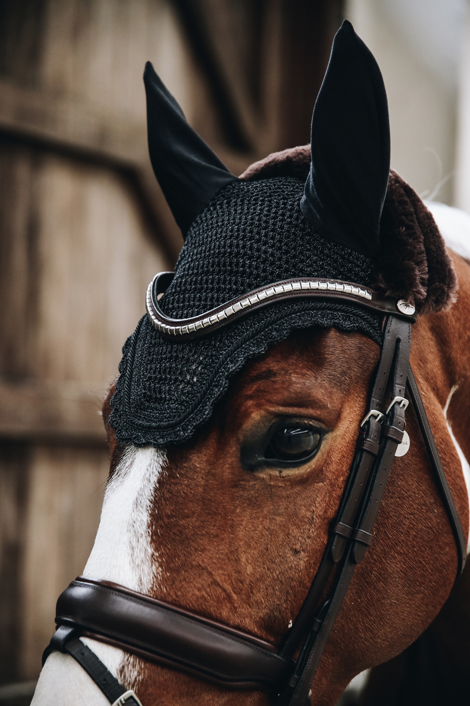 Kentucky Horsewear Hut, lang med sten og perler