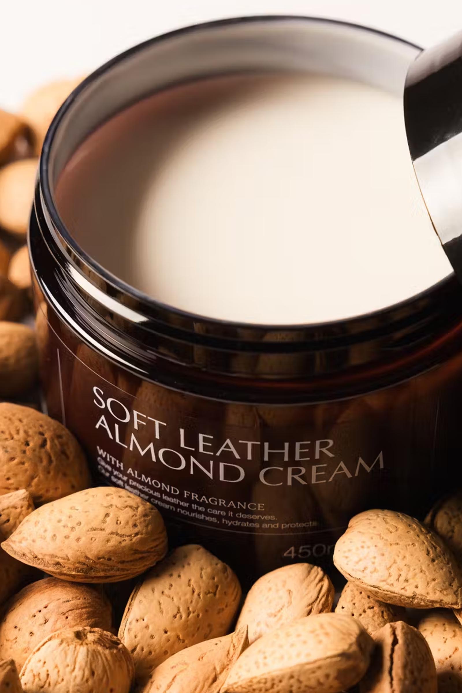 Grooming Deluxe Bl&oslash;d l&aelig;der mandelcreme, 450 ml