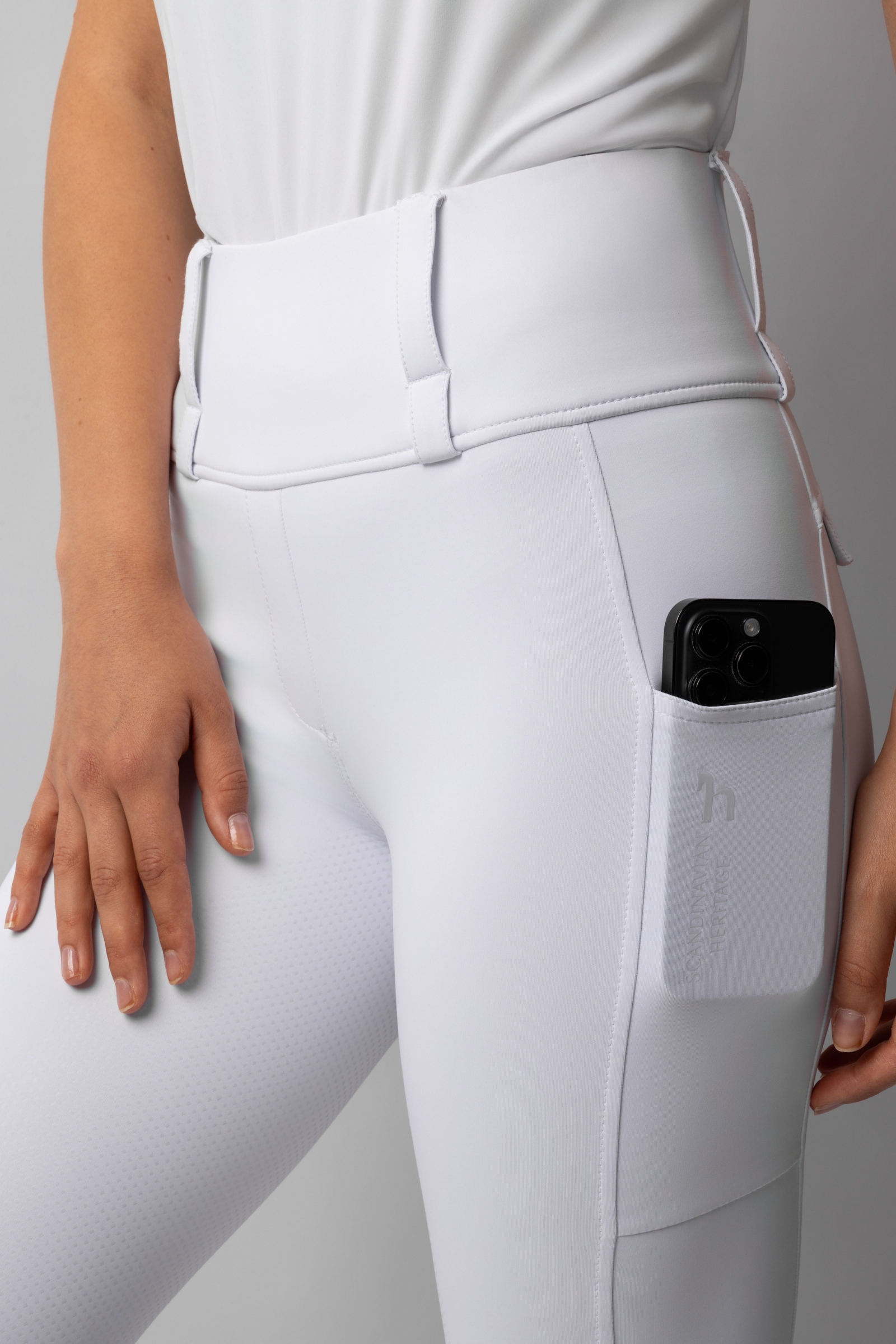 Horze Anya ridetights til kvinder med fuldt silikonegreb UPF 50+