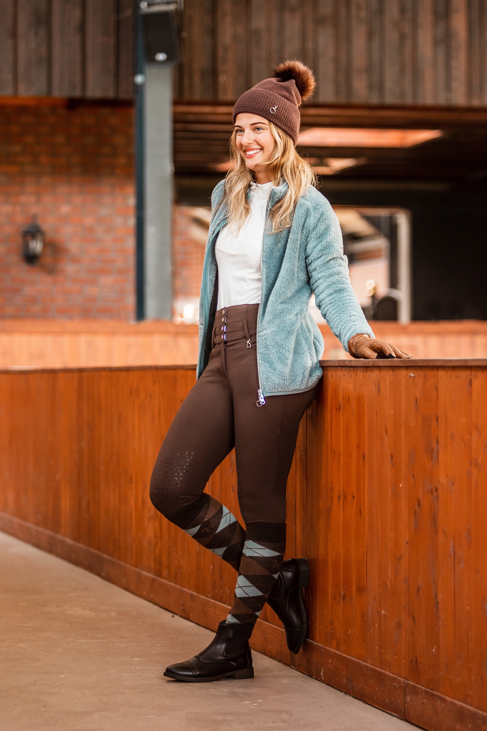 Horze Alana ternede Vinter ridestr&oslash;mper