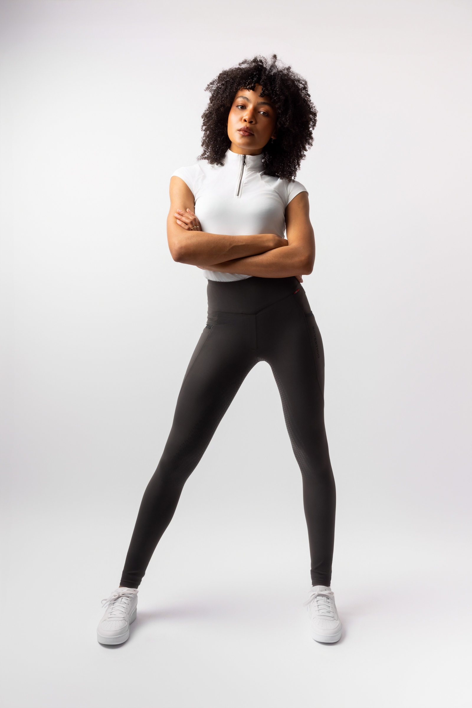 B Vertigo Evelina dame ridetights med fuldt s&aelig;de  