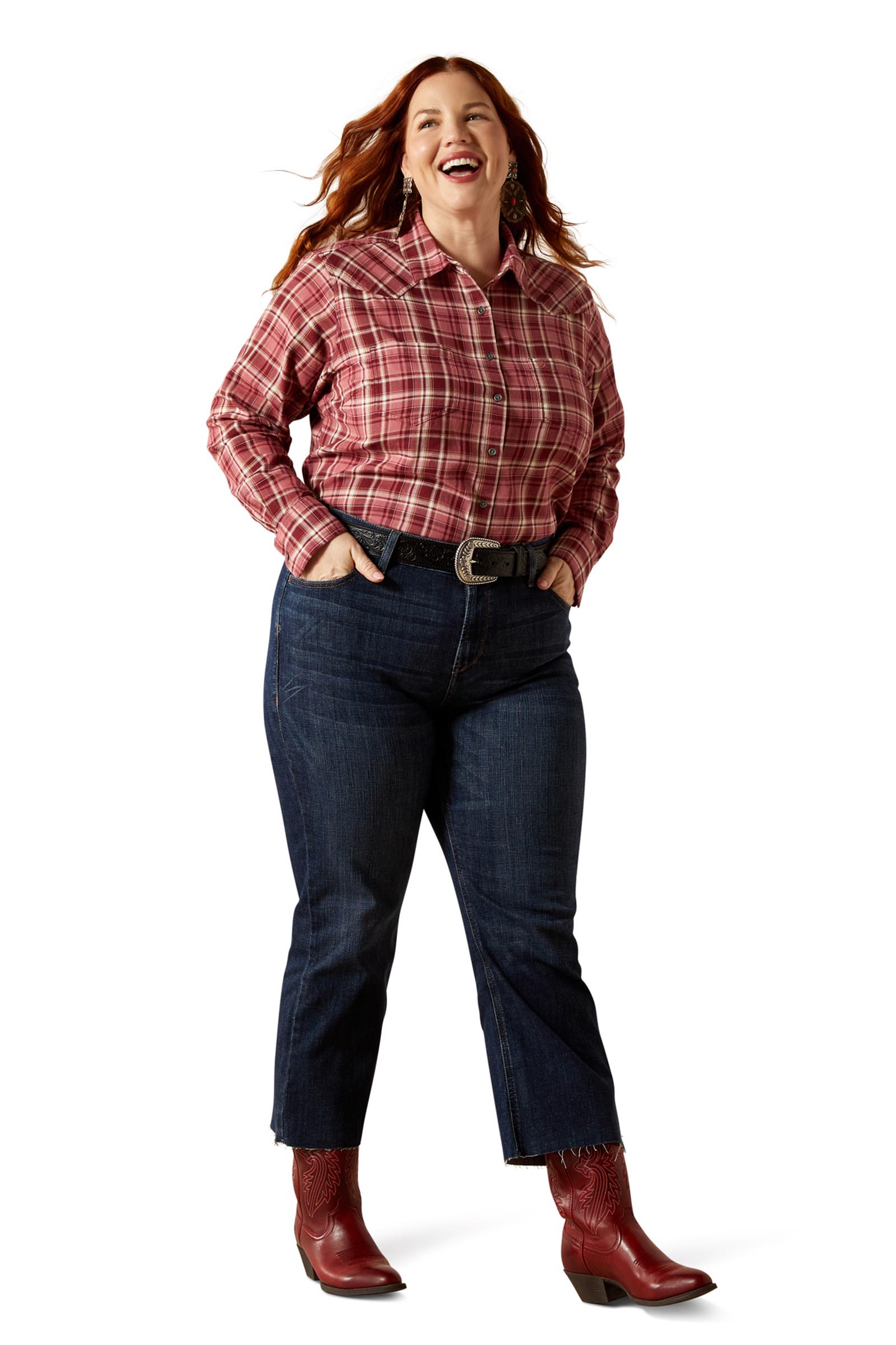 Ariat Billie Jean dame skjorte med lange &aelig;rmer