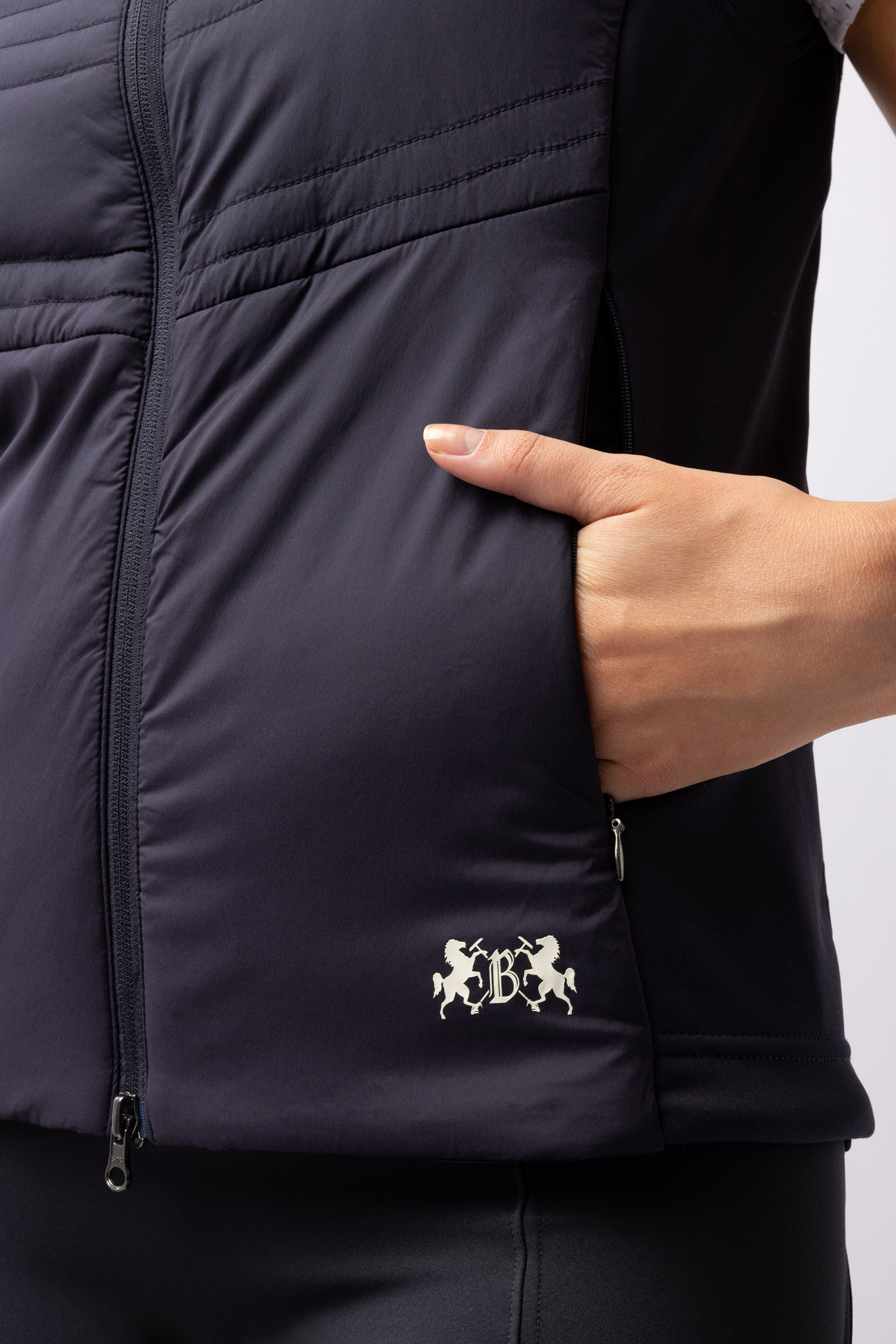 B Vertigo Isabelle vatteret vest, damemodel