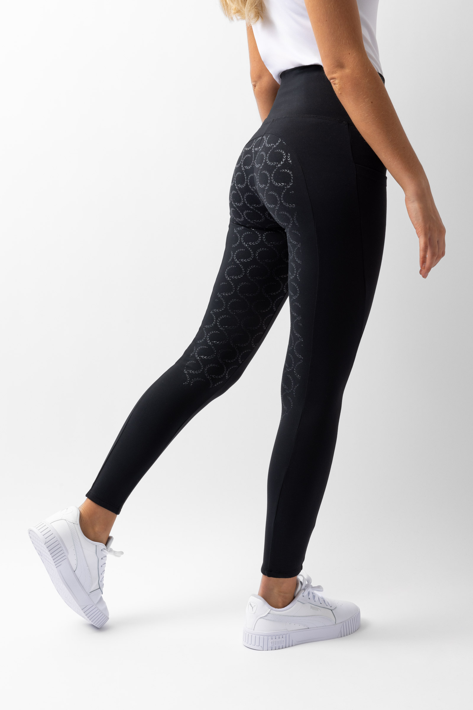 Horze Gillian Compression tights med silikonegrip, damemodel