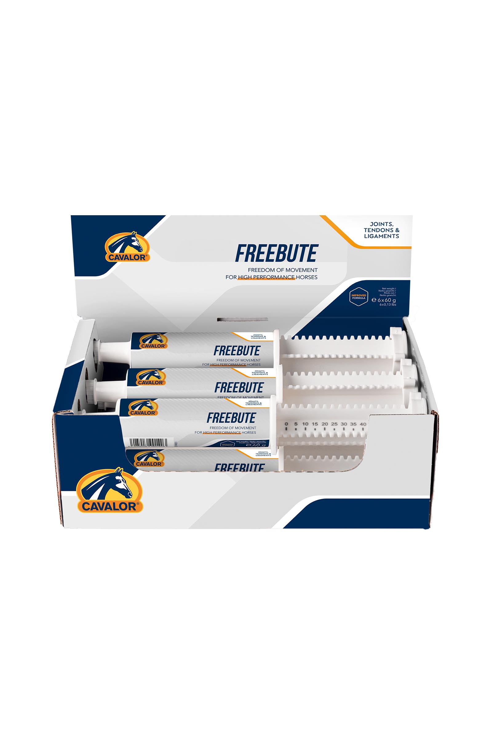 Cavalor Freebute Paste, Joints & Tendons, 6x60 gr