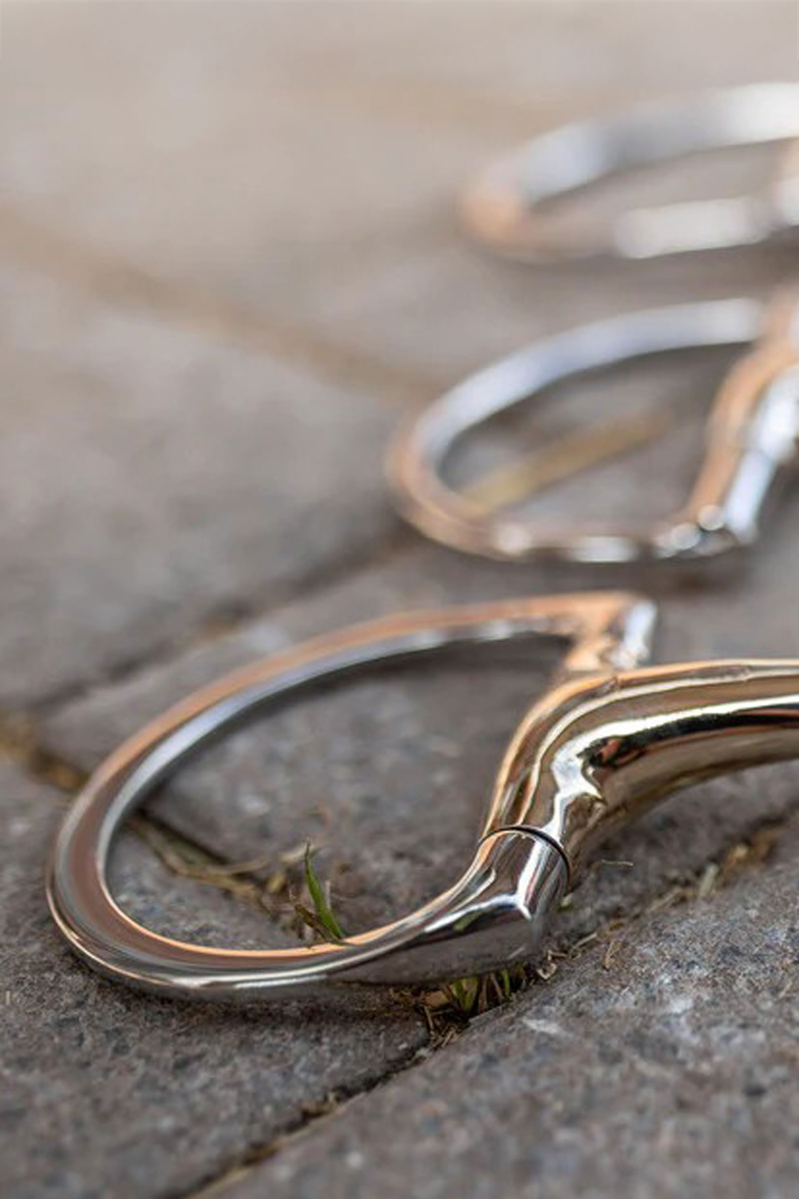 Sprenger Novocontact eggbuttbid med D-ringe, dobbeltleddet, Sensogan, 16 mm