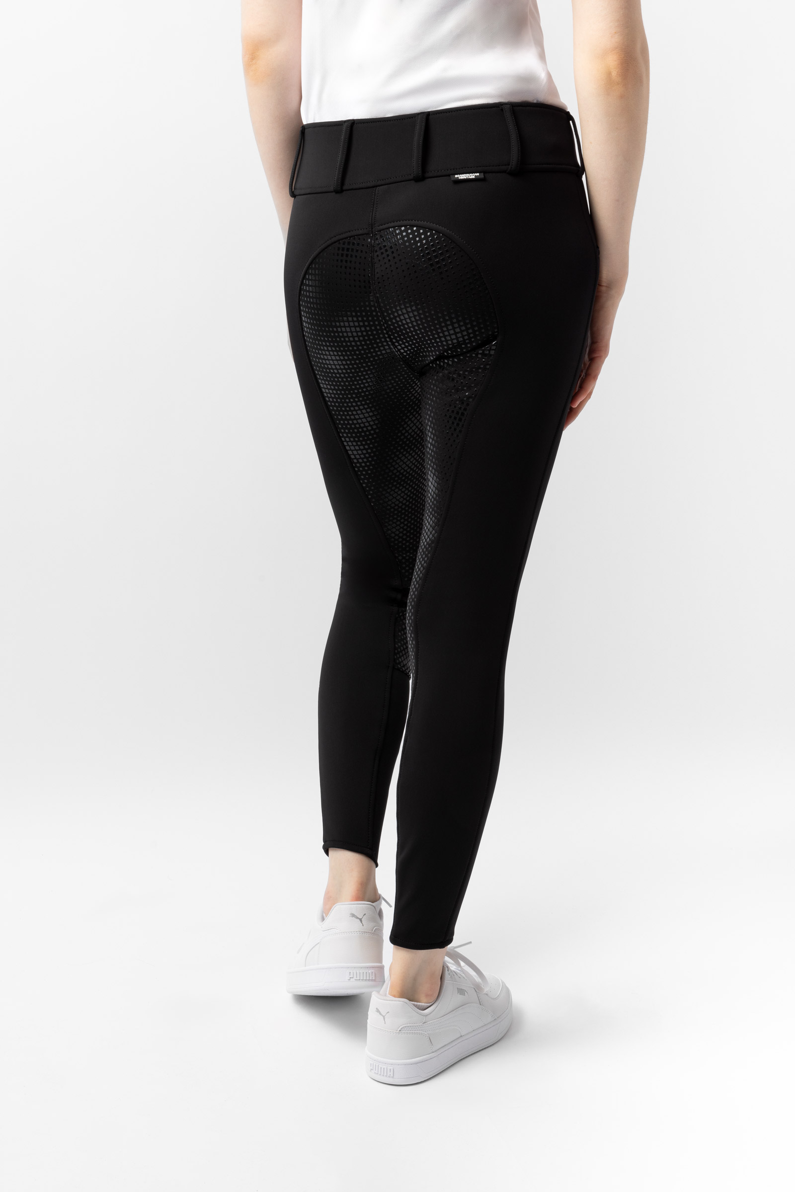 Horze Grand Prix Thermo Softshell Silikone FS Dameridebukser