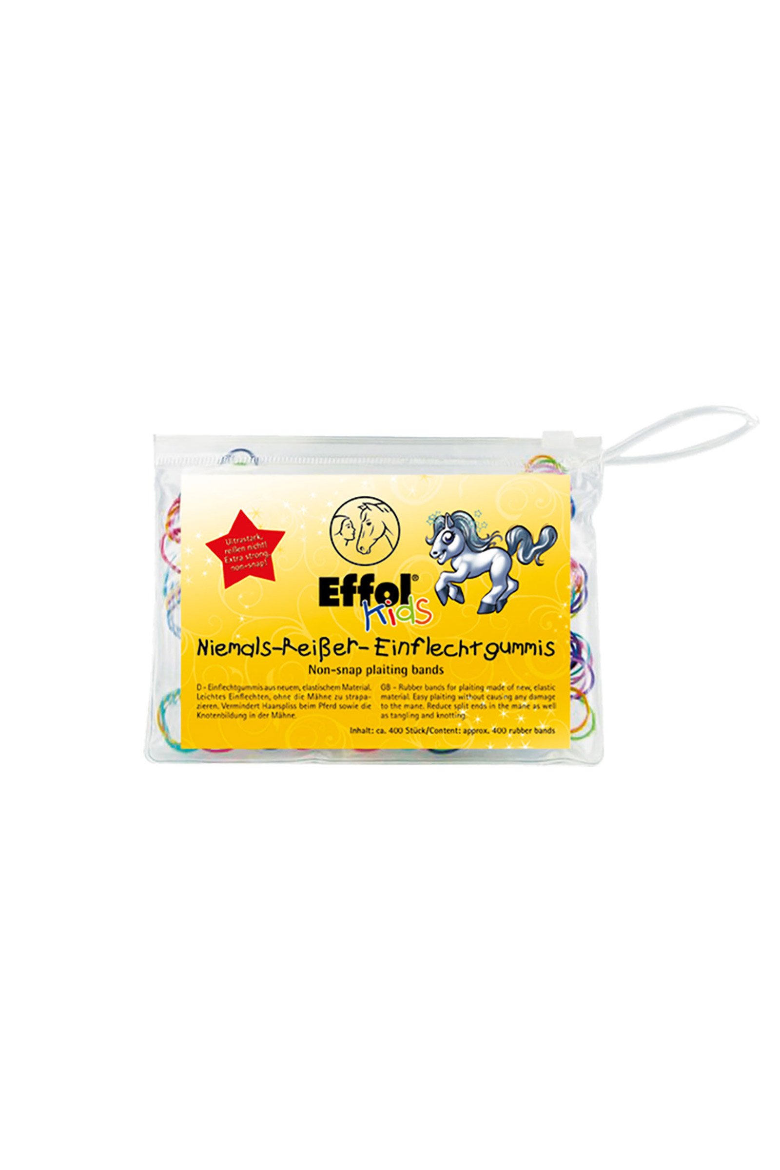 Effol Kids farvede elastikker, 400 stk