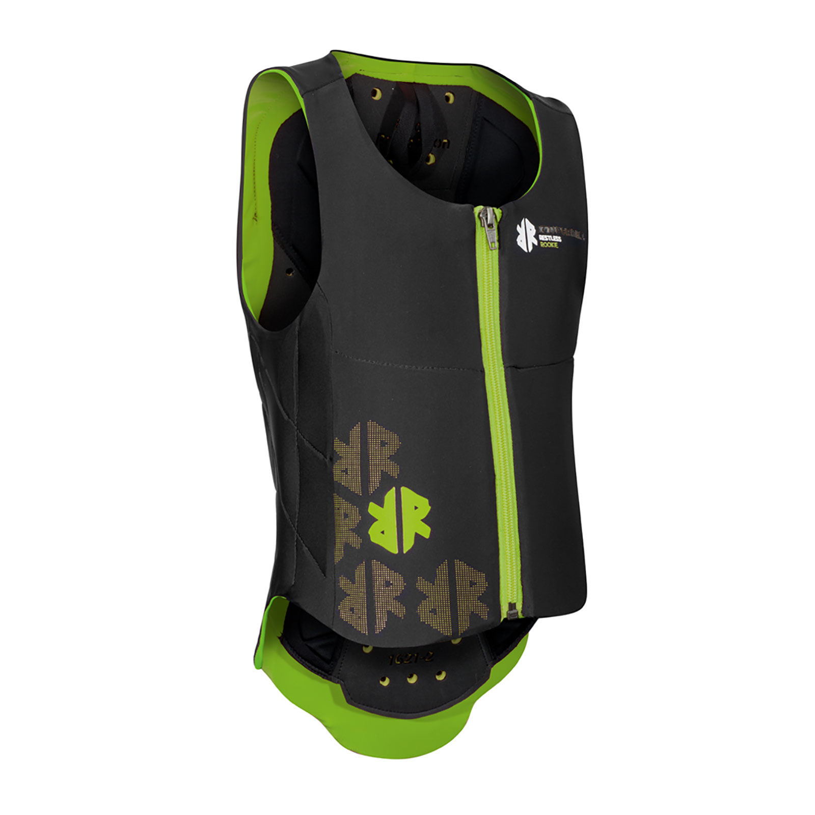 Black/Lime Green Komperdell Ballistic b&oslash;rnesikkerhedsvest
