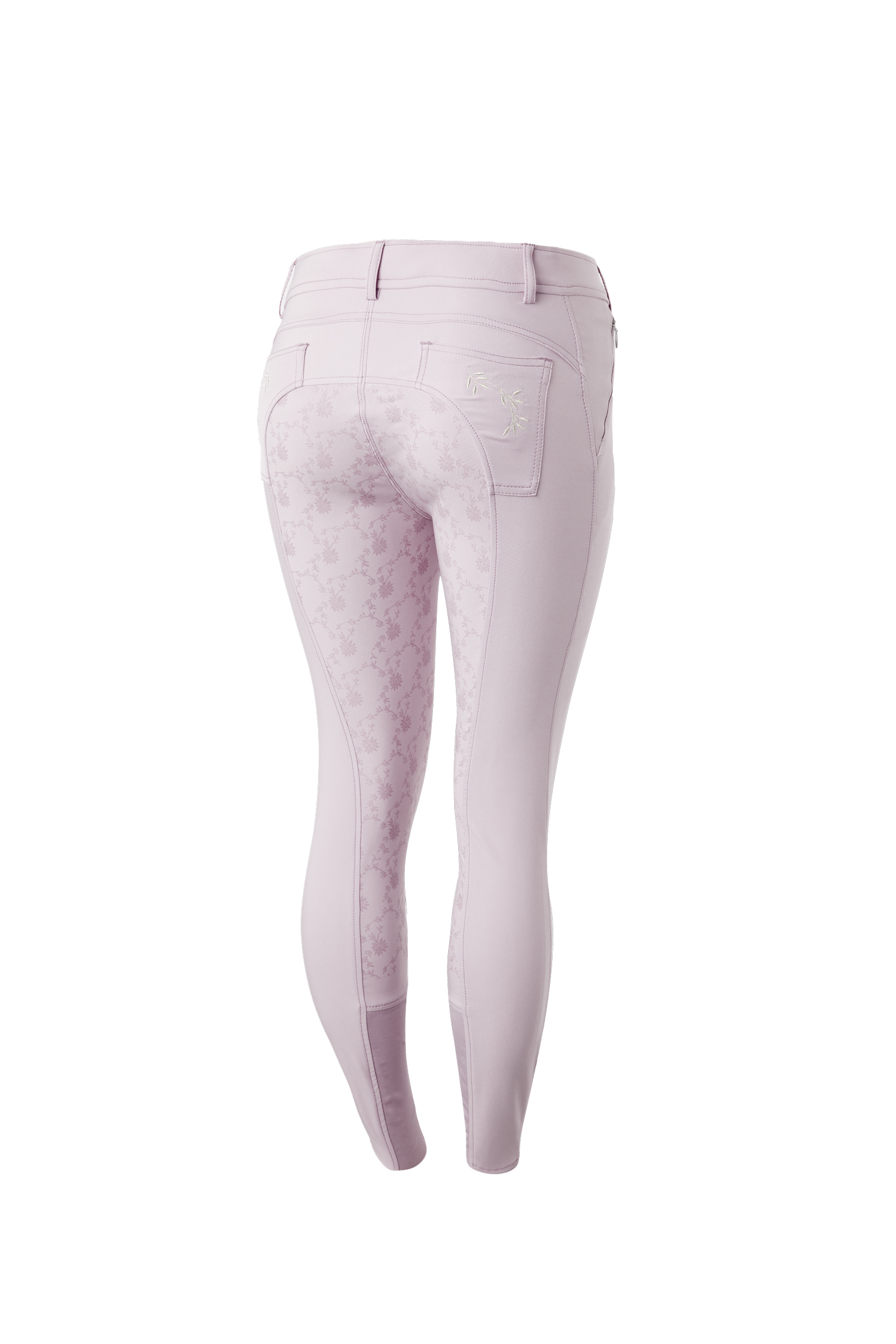 Horze Kaitlin ridebukser silikonegrip og blomsterdetalje, damemodel