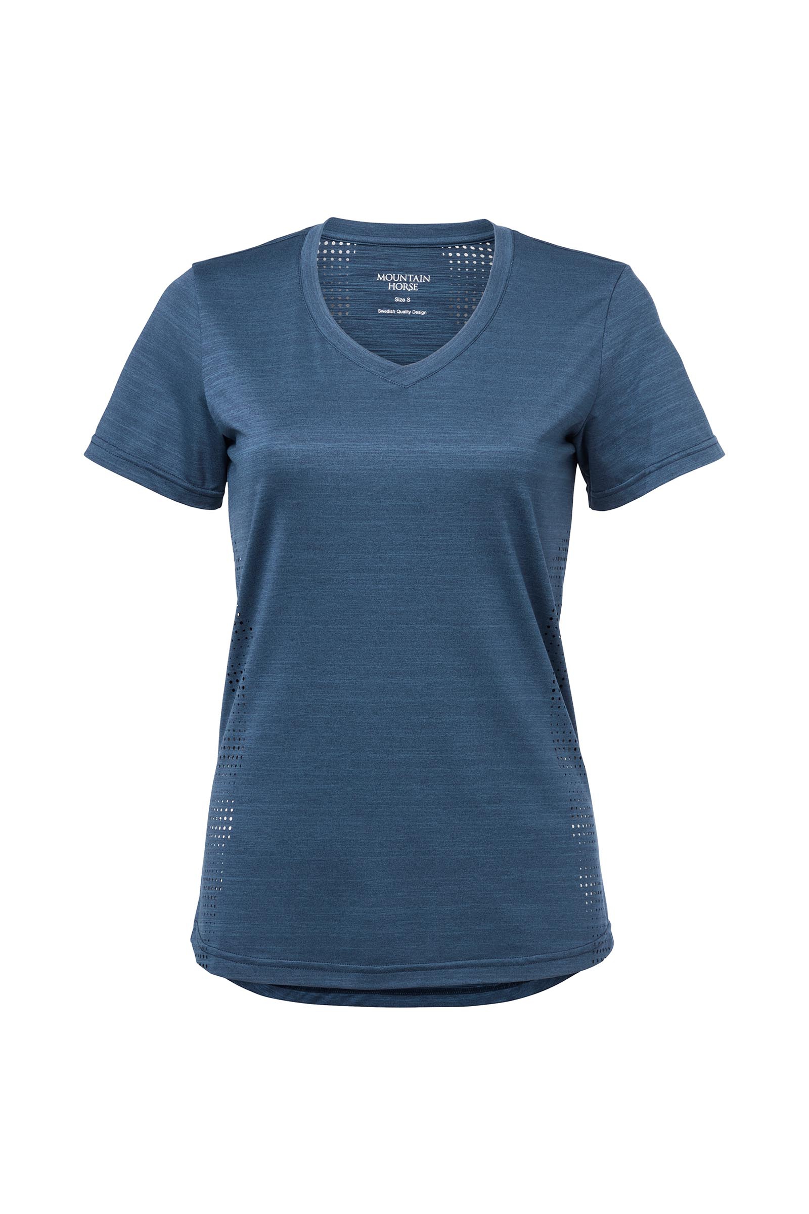 Navy Mountain Horse Aztec dame T shirt