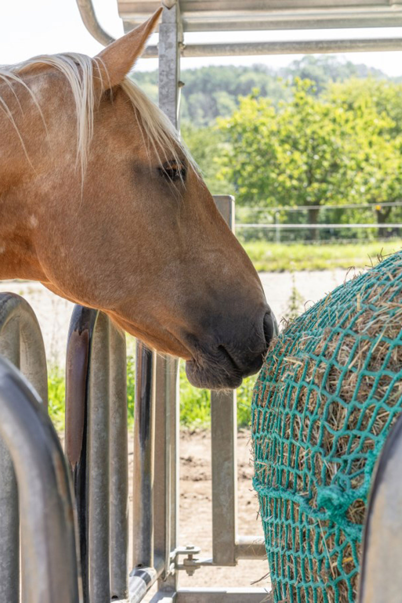 Kerbl h&oslash;net til rundballer, h&aelig;ngbar