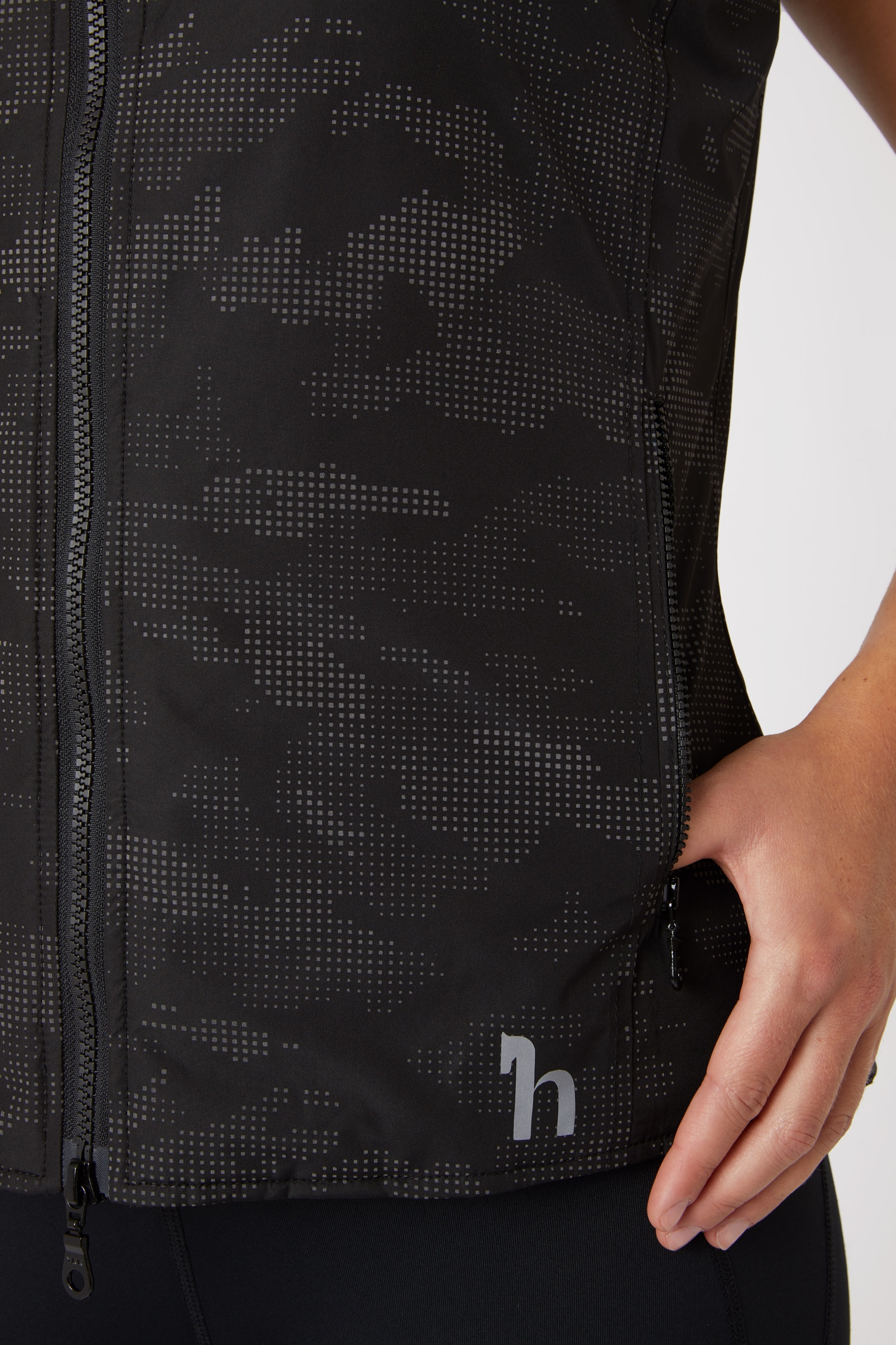 Horze Camo Luminox reflekterende damevest