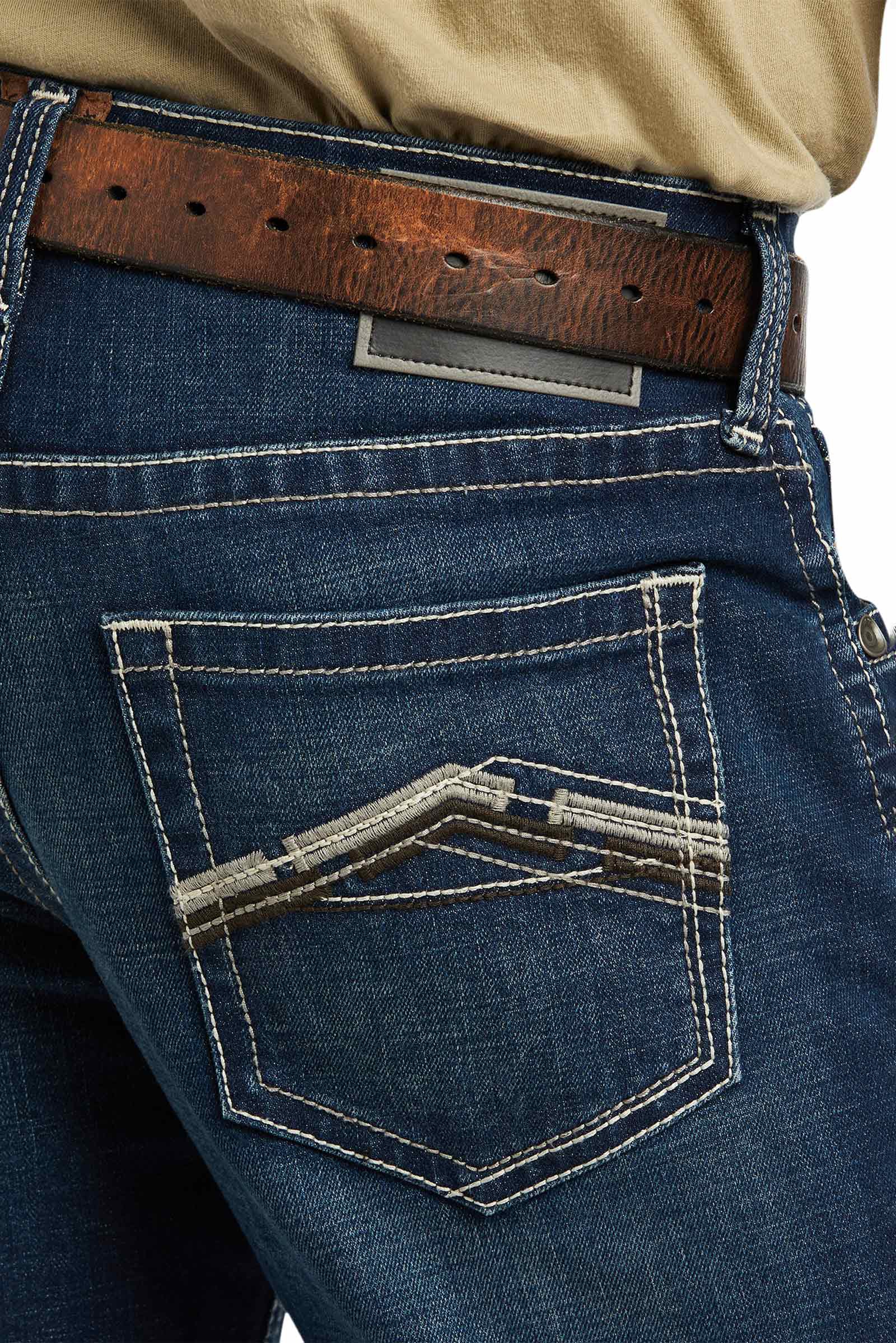 Ariat M5 Straight Stretch Remming stackable jeans med lige ben