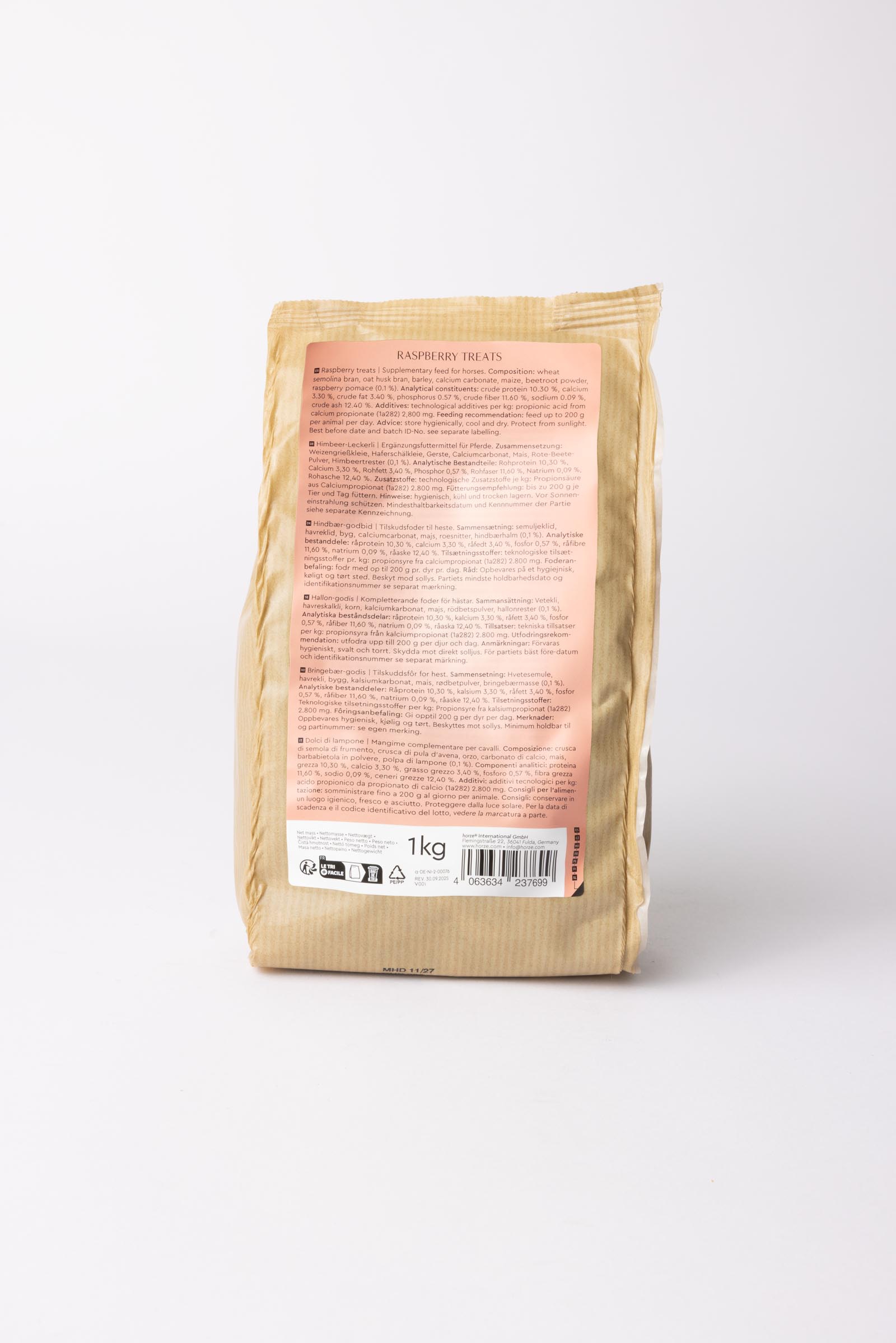 Horze Godbidder med Hindb&aelig;r, 1kg