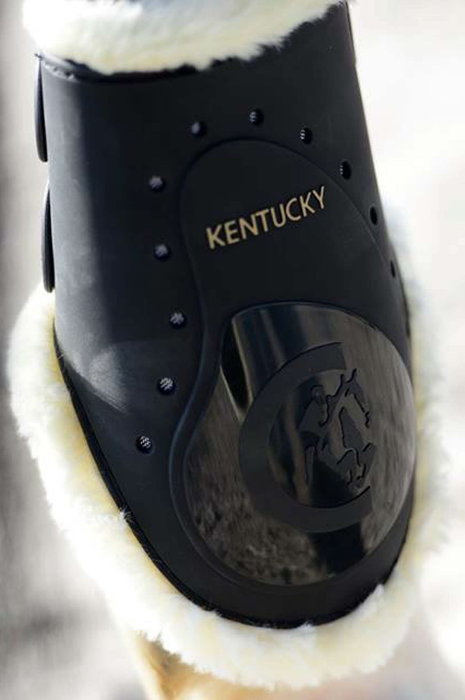 Kentucky Horsewear fåreskinds stryglapper elastisk