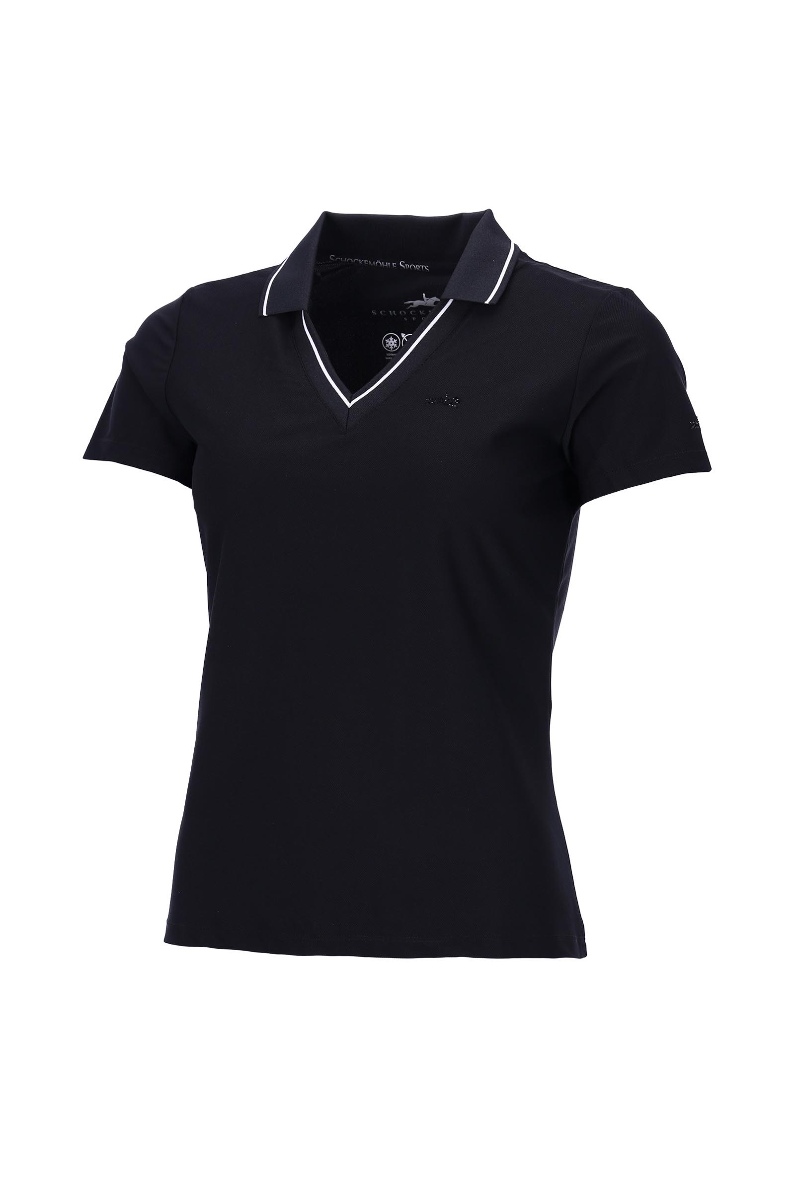 Black Schockem&ouml;hle Sports Miley Style dame funktionel poloshirt