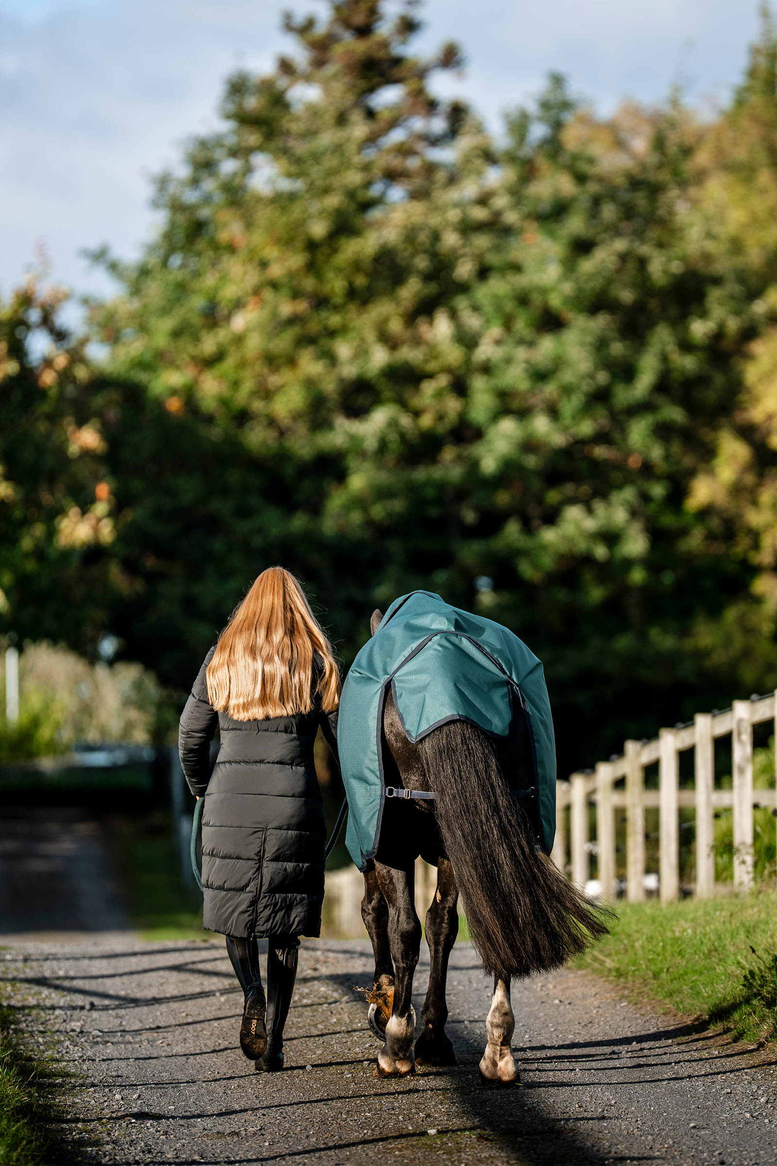 Horseware Verve lang, vatteret ridefrakke til kvinder