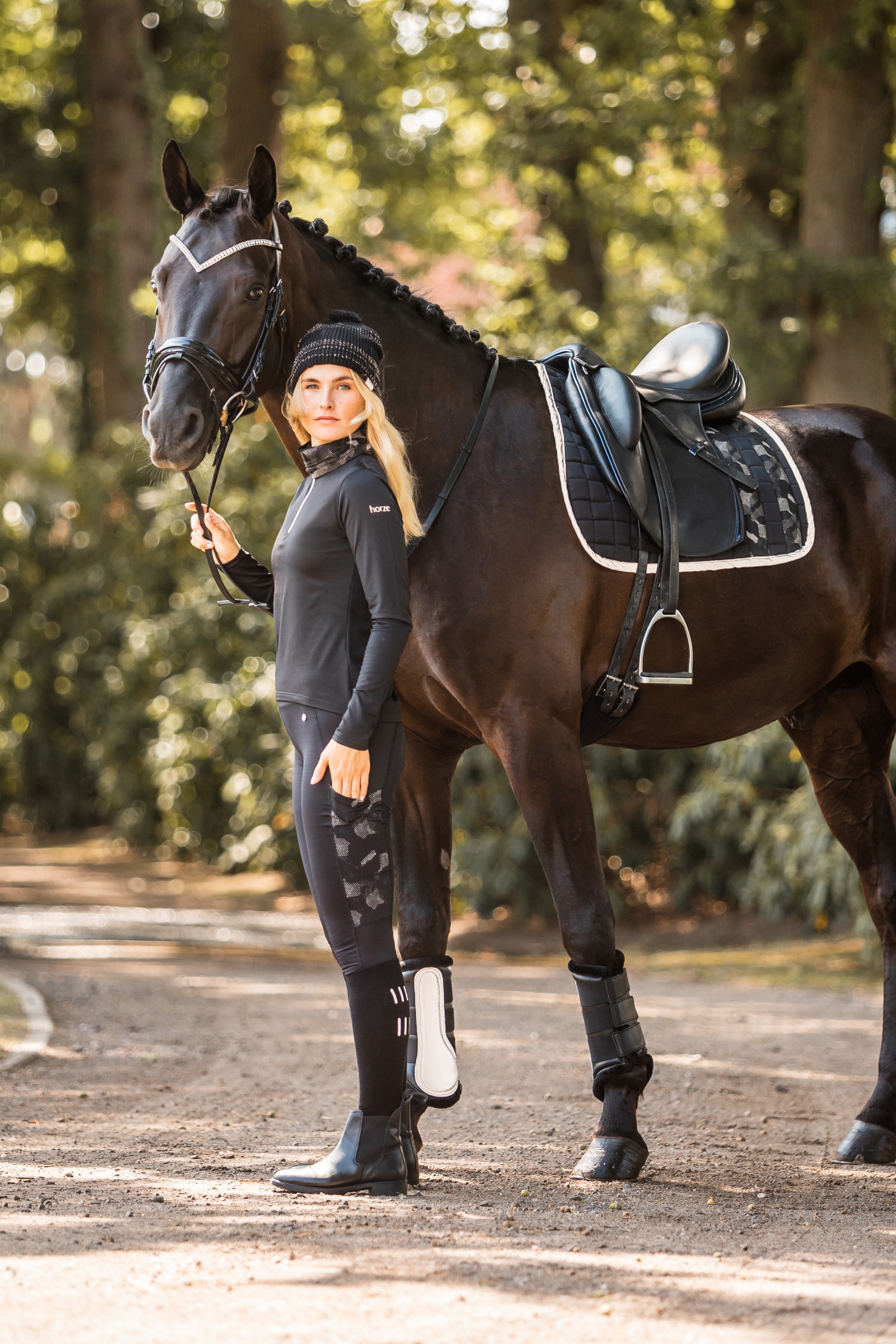 Horze Luminox Reflective Sadelunderlag