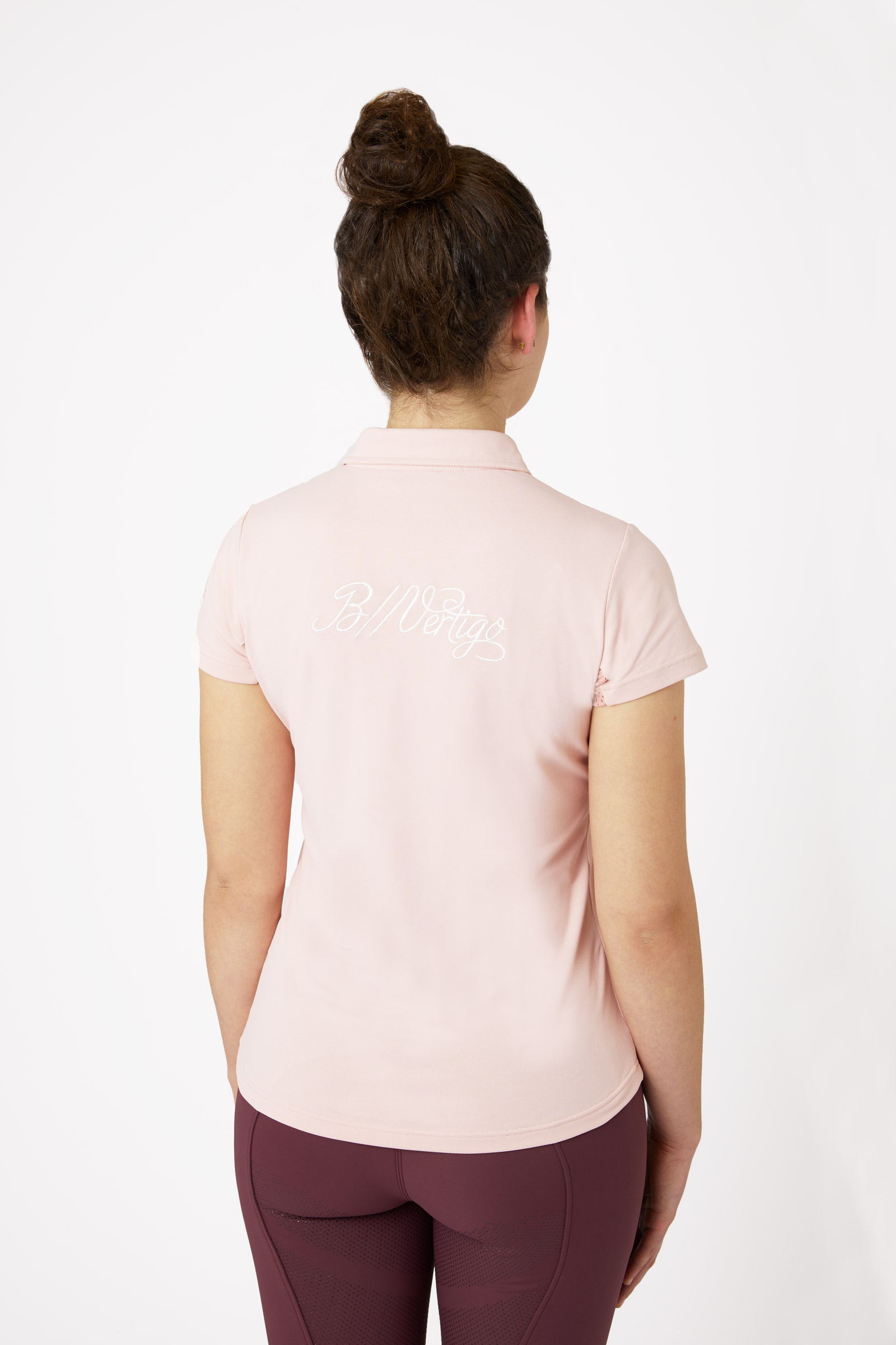 B Vertigo Claudine kort&aelig;rmet poloshirt, damemodel