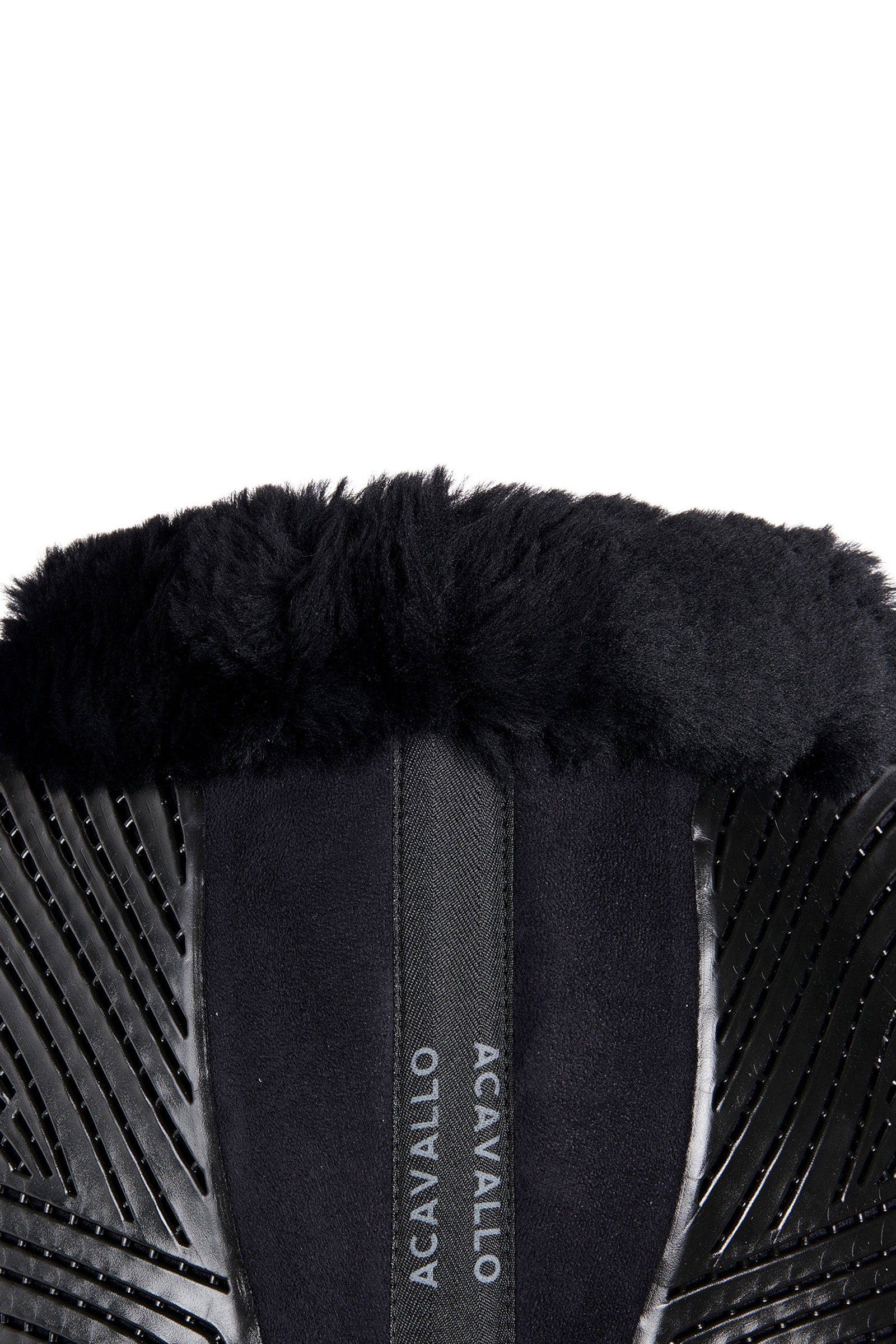 Acavallo Close Contact gel- og memory foam half pad med lammeskind