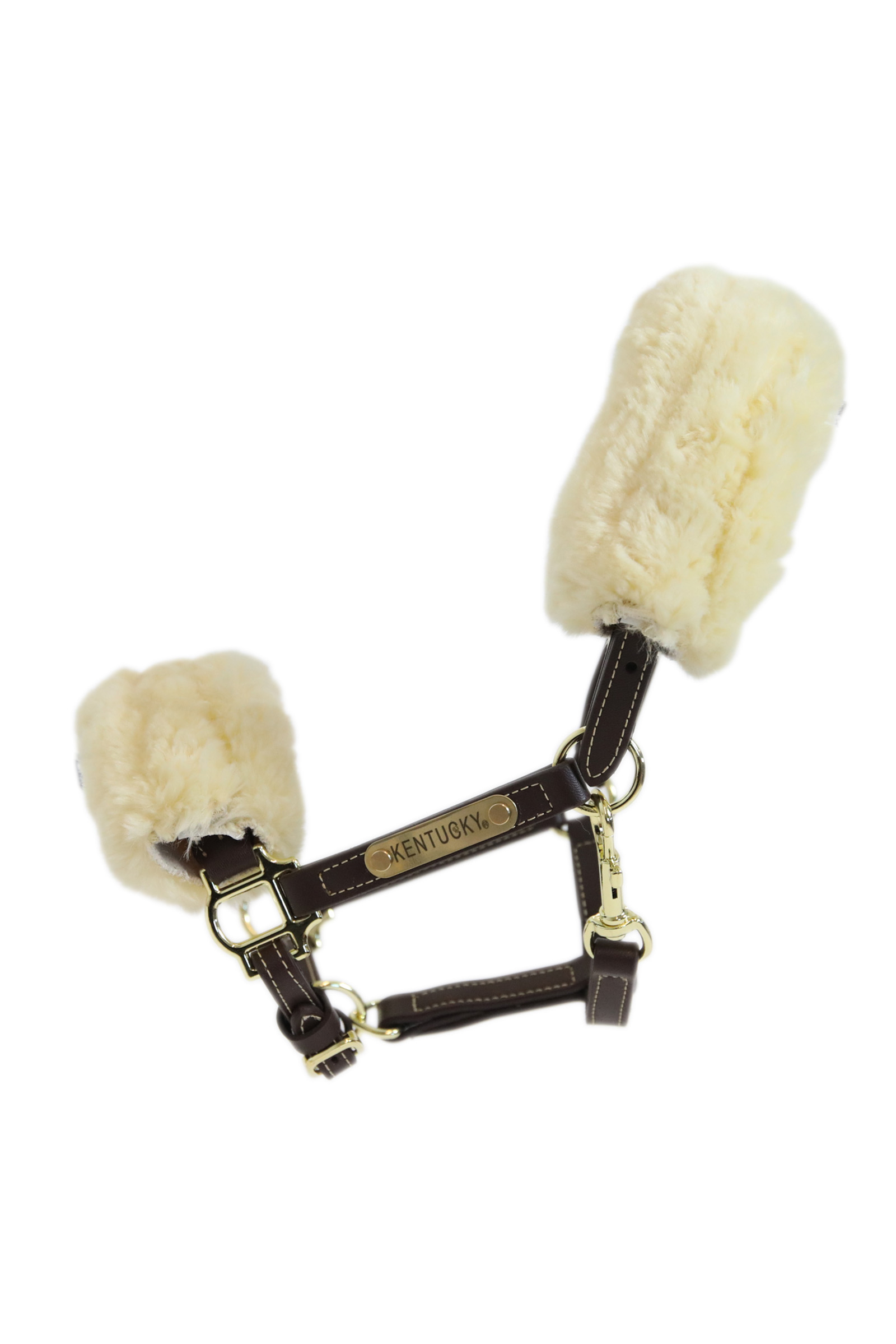 Kentucky Horsewear lædergrime med lammeskind