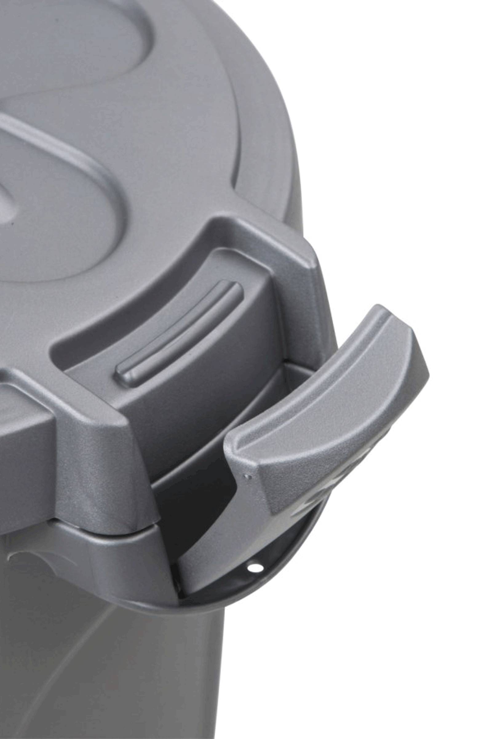 Kerbl Fodertønde Tom 16 kg, 46L, Grå