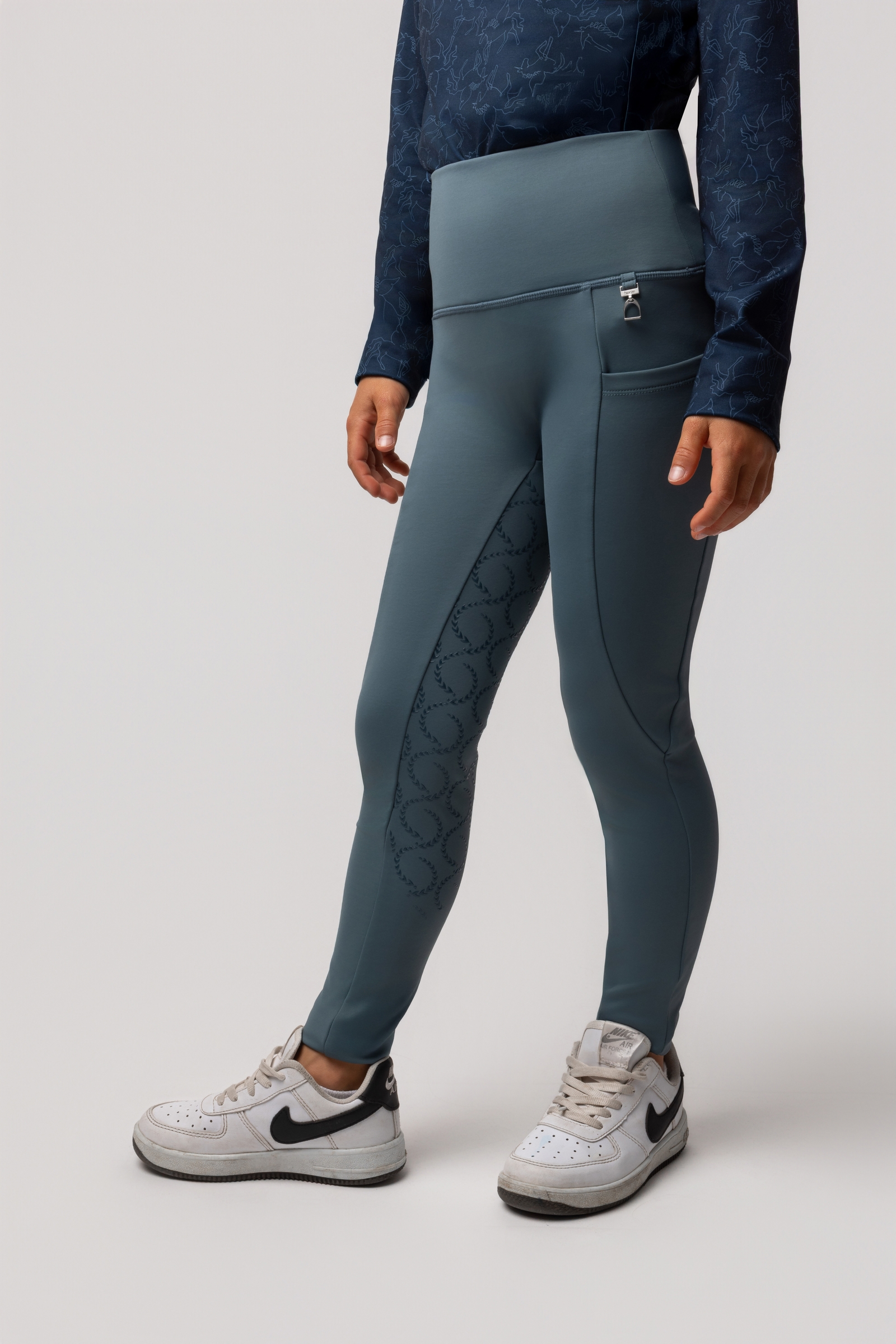 Horze Gillian B&oslash;rns thermo fullgrip rideleggings