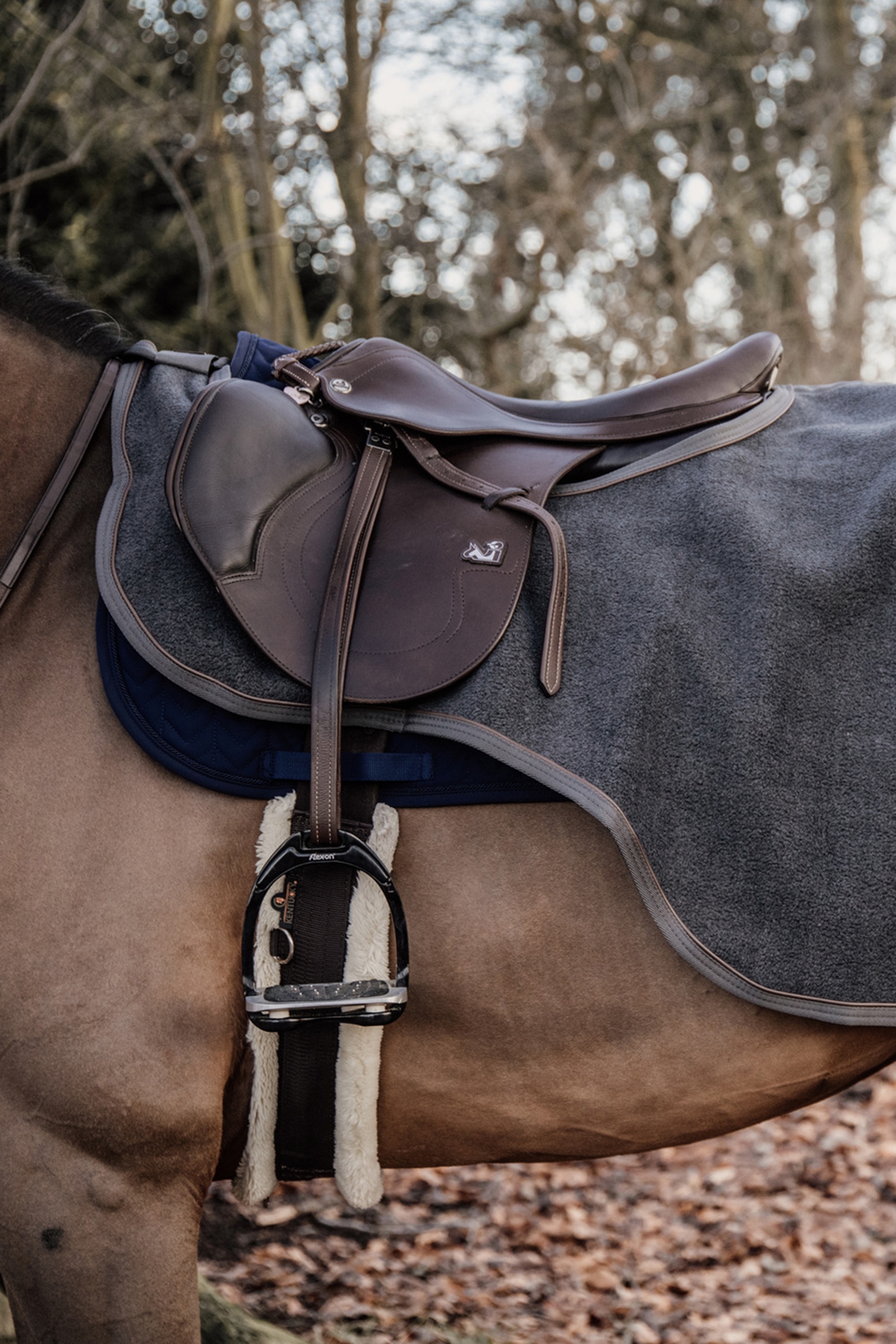 Kentucky Horsewear Heavy Fleece Medium rided&aelig;kken